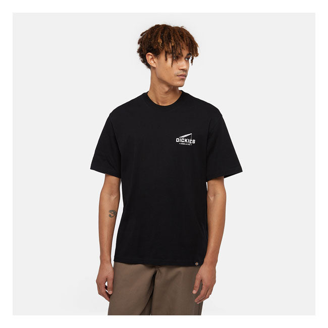 Dickies Industrial Zone T-Shirt Black - FREE UK Shipping, FREE 365 Day Returns | Moto Central