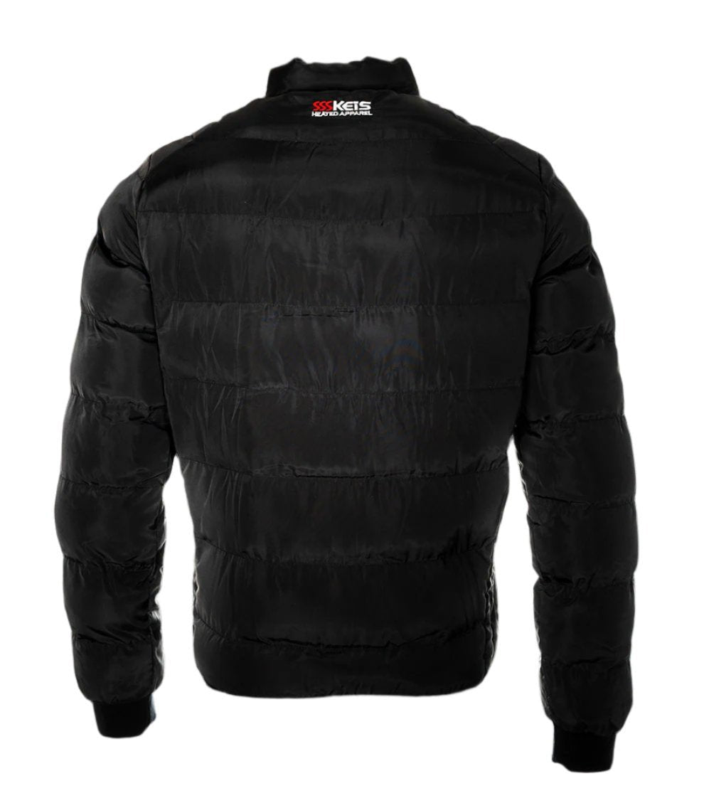 Keis J801 Heated Puffer Jacket - FREE UK Shipping, FREE 365 Day Returns | Moto Central