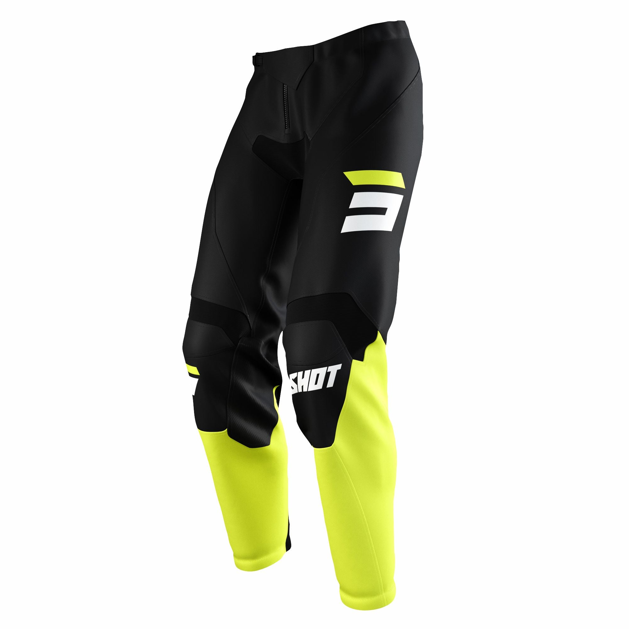 Shot Raw Trouser Burst Neon Yellow  - FREE UK Delivery - Moto Central