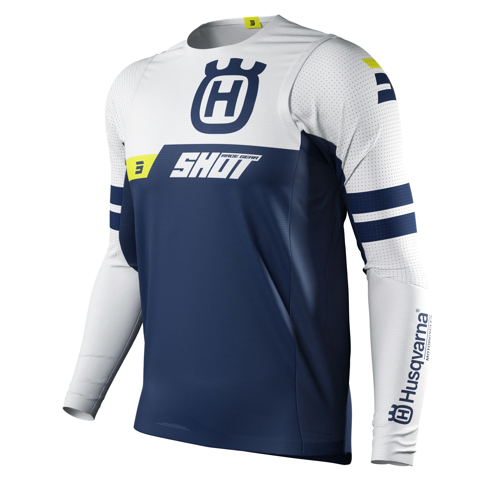 Shot Aerolite Jersey Husqvarna Limited Edition Blue - FREE UK Shipping, FREE 365 Day Returns | Moto Central