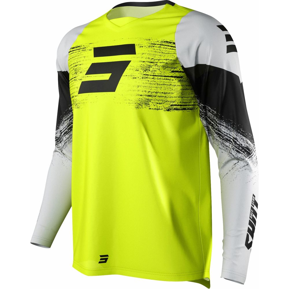 Shot Raw Jersey Burst Neon Yellow