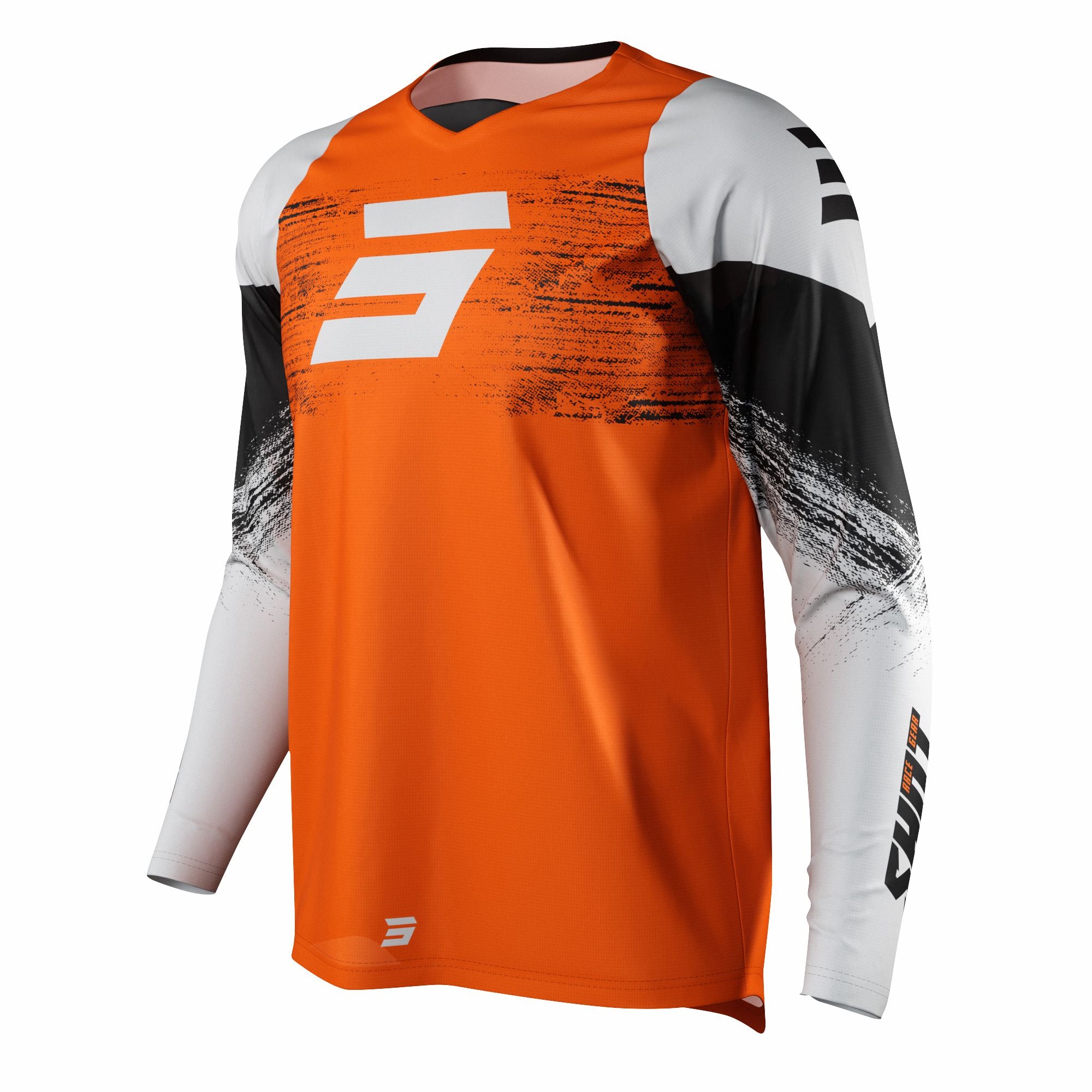 Shot Raw Jersey Burst Orange  - FREE UK Delivery - Moto Central