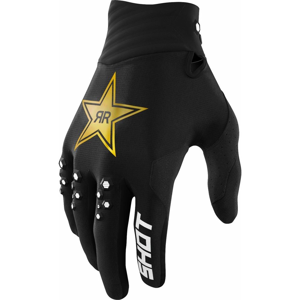 Shot Contact Gloves Black