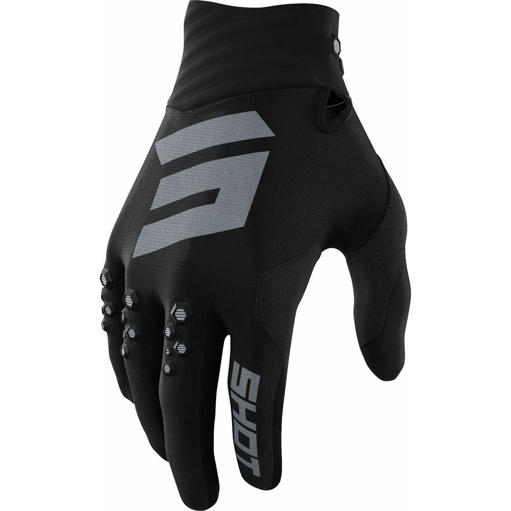 Shot Contact Gloves Contact Black