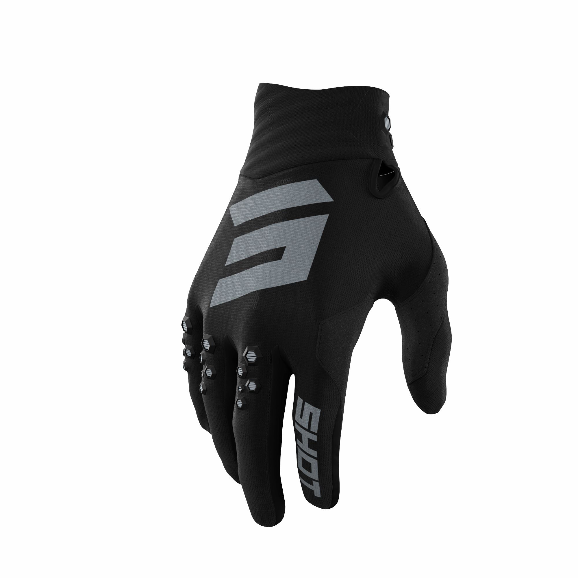 Shot Contact Gloves Contact Black  - FREE UK Delivery - Moto Central