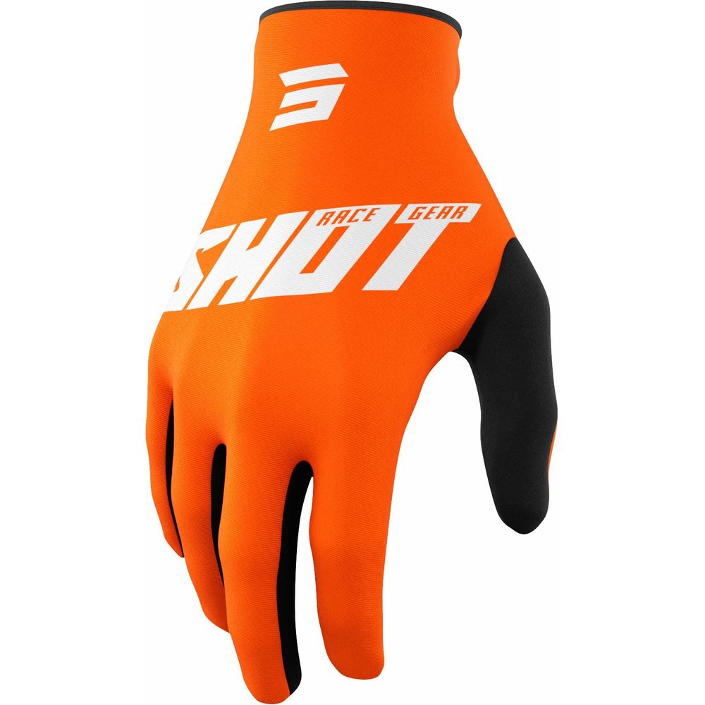 Shot Raw Gloves Burst Orange