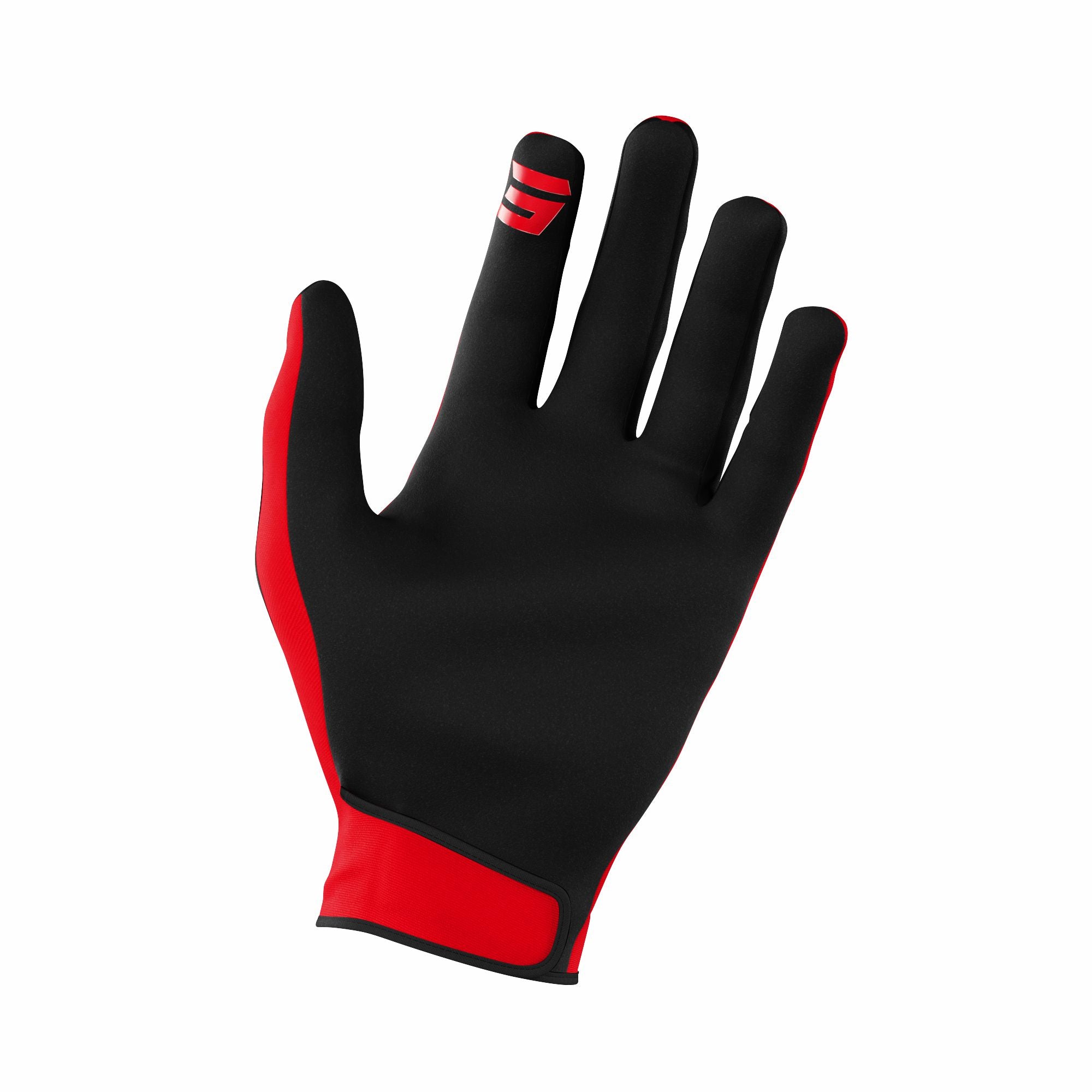 Shot Raw Gloves Burst Red - FREE UK Shipping, FREE 365 Day Returns | Moto Central