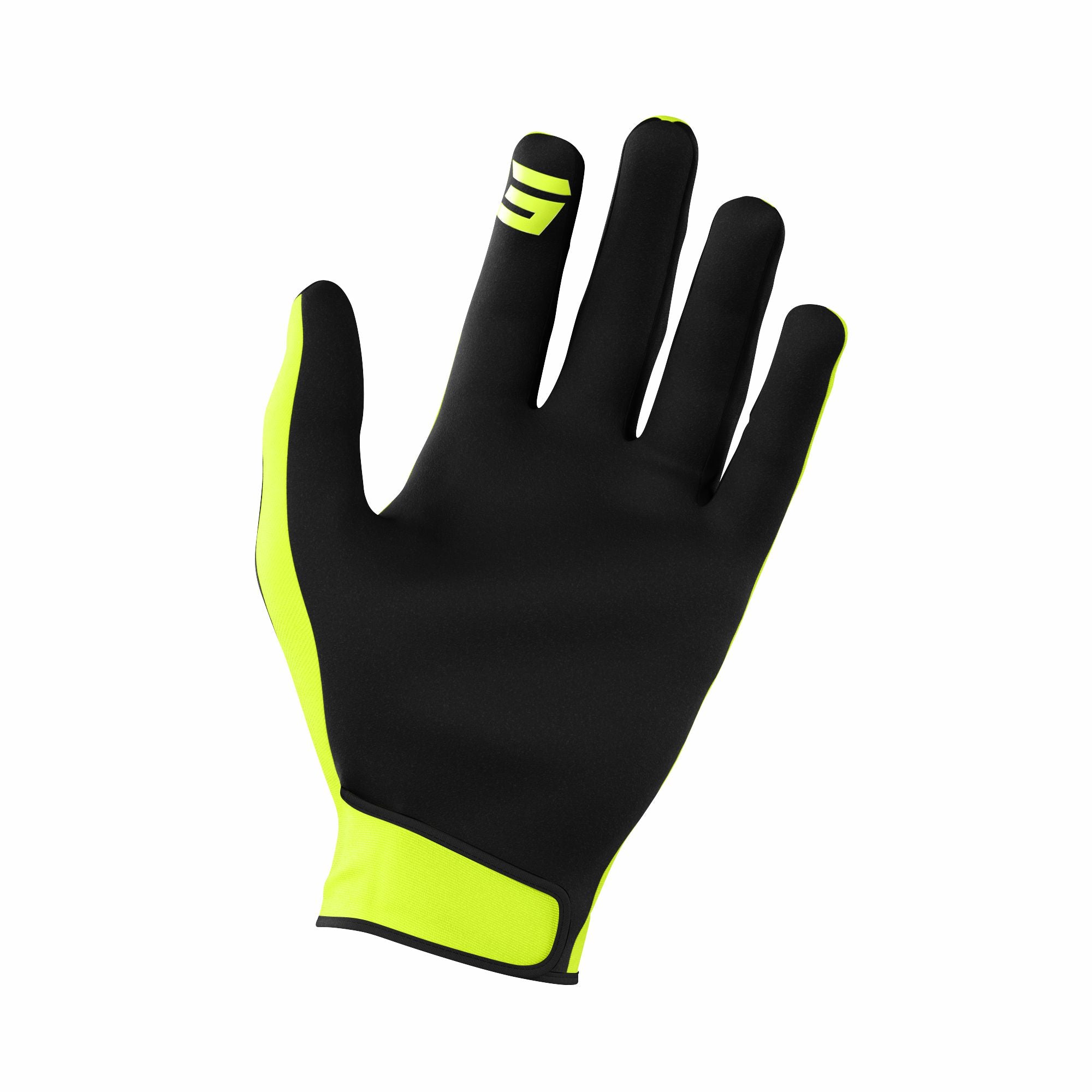 Shot Raw Youth Gloves Burst Neon Yellow - FREE UK Shipping, FREE 365 Day Returns | Moto Central