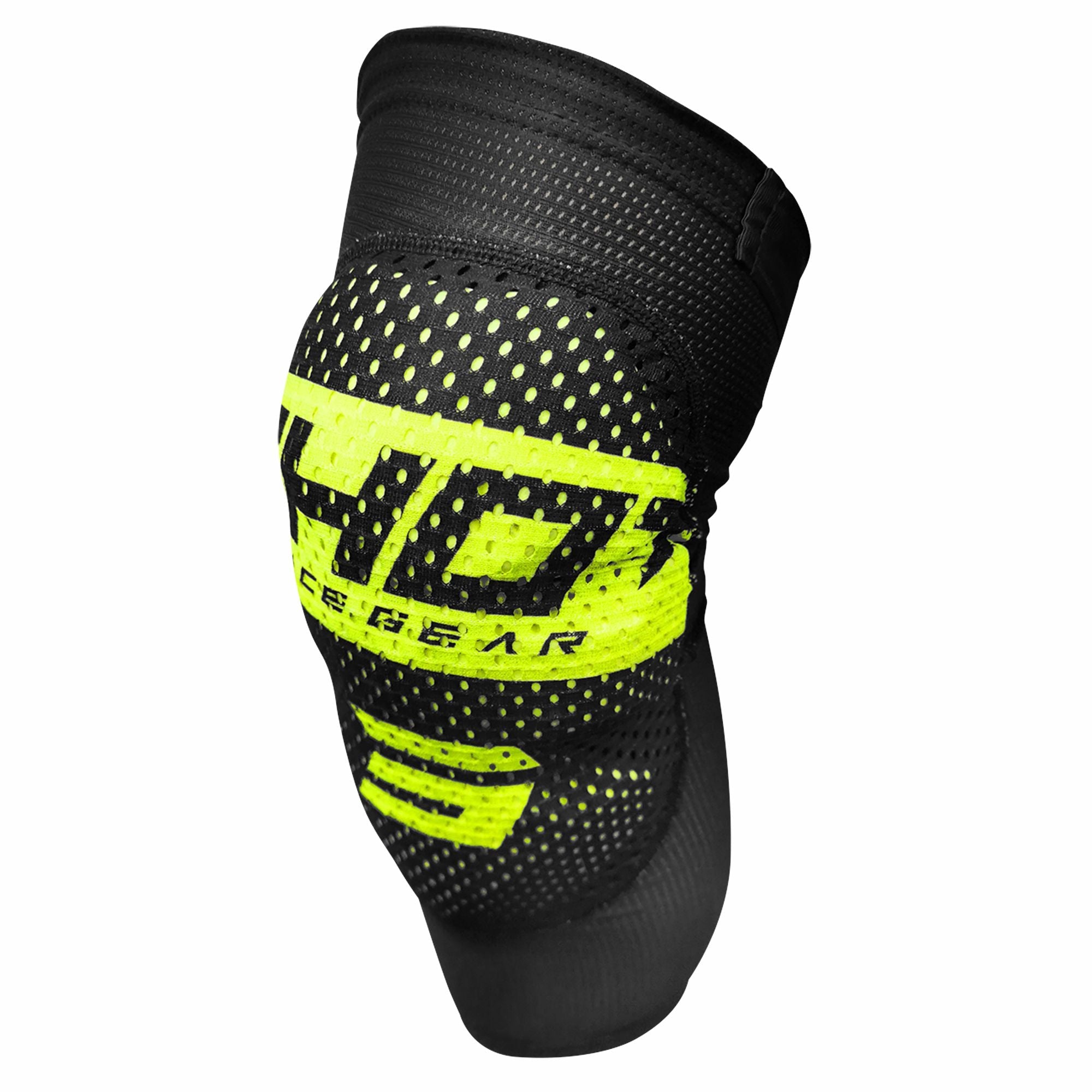 Shot Airlight Knee Guards Black / Neon Yellow