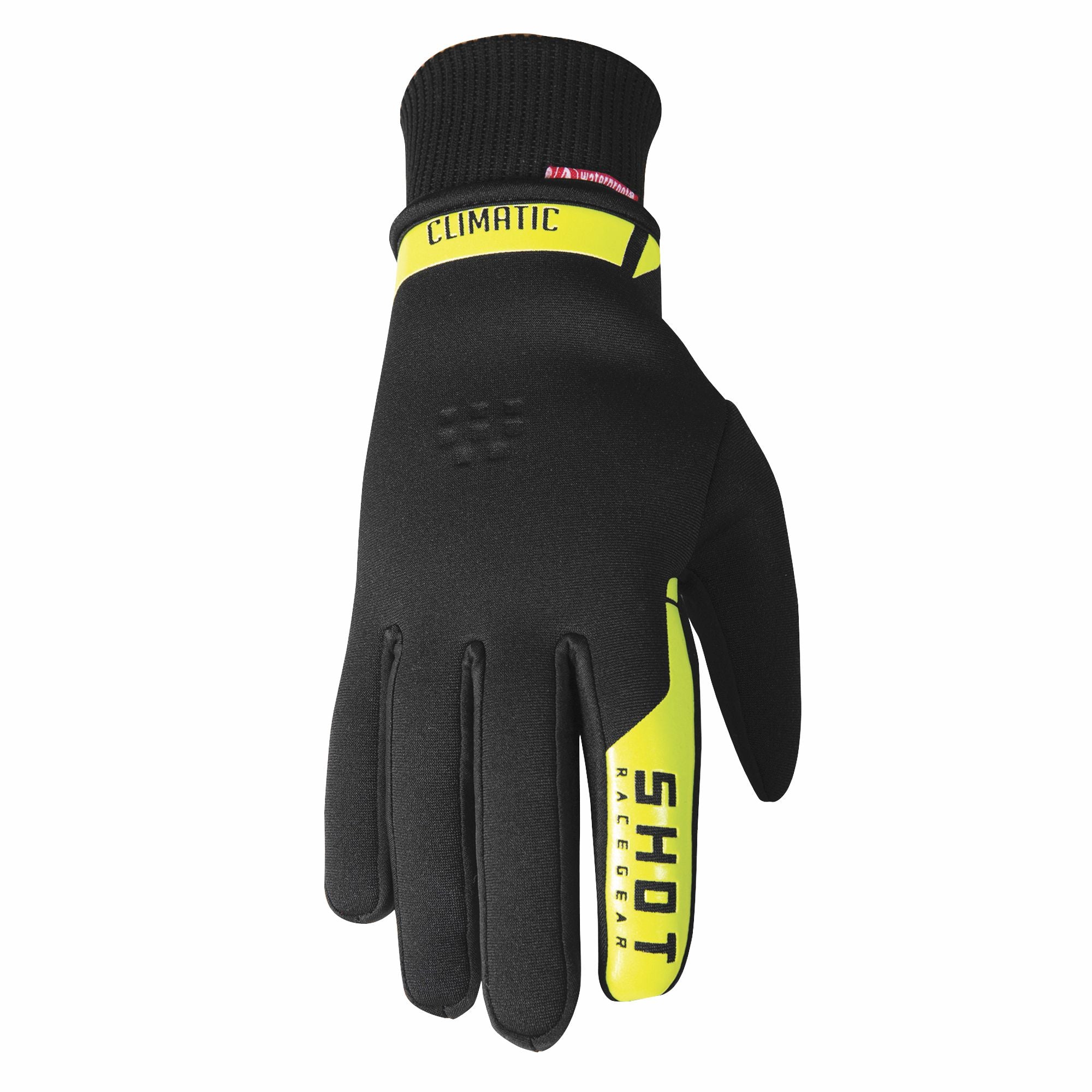 Shot Climatic 2.0 Waterproof MX Gloves Black / Neon Yellow  - FREE UK Delivery - Moto Central