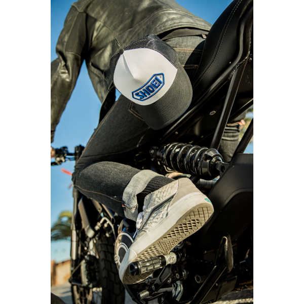 Shoei Trucker Cap White With Blue Logo