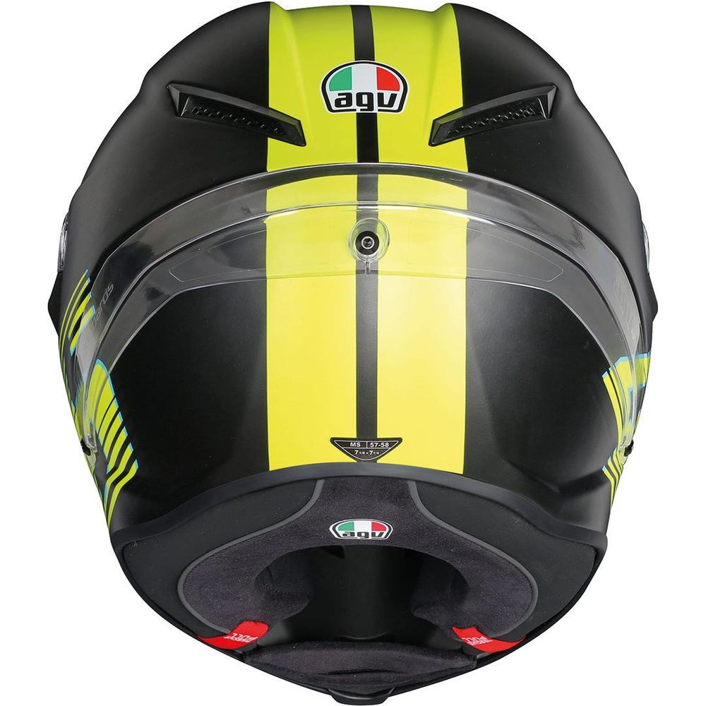 AGV Corsa R V46 Full Face Helmet Matt Black - FREE UK Shipping, FREE 365 Day Returns | Moto Central