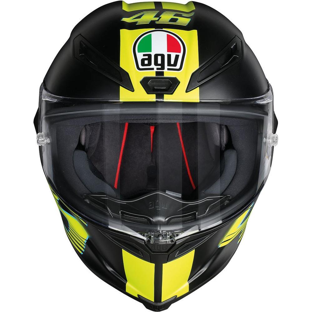 AGV Corsa R V46 Full Face Helmet Matt Black - FREE UK Shipping, FREE 365 Day Returns | Moto Central