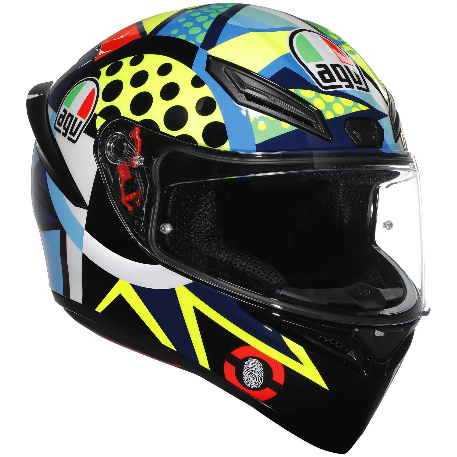 AGV K1-S Rossi Winter Test 2020  - FREE UK Shipping, FREE 365 Day Returns | Moto Central