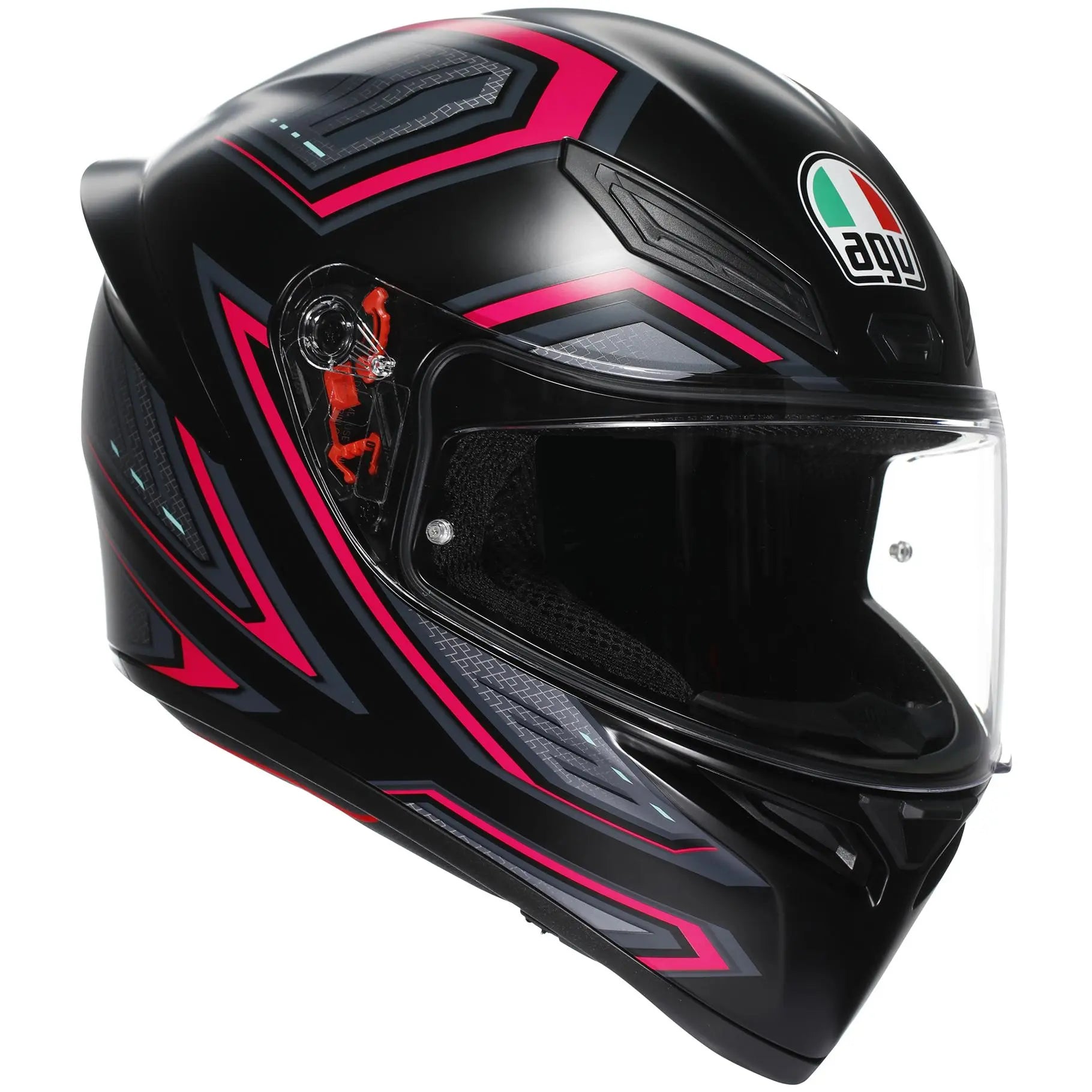 AGV K1-S Sling Matt Black / Pink  - FREE UK Shipping, FREE 365 Day Returns | Moto Central