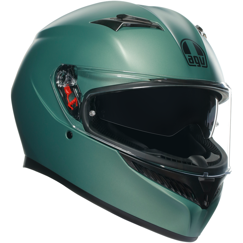 AGV K3 Solid ECE 22.06 Matt Salvia Green  - FREE UK Shipping, FREE 365 Day Returns | Moto Central