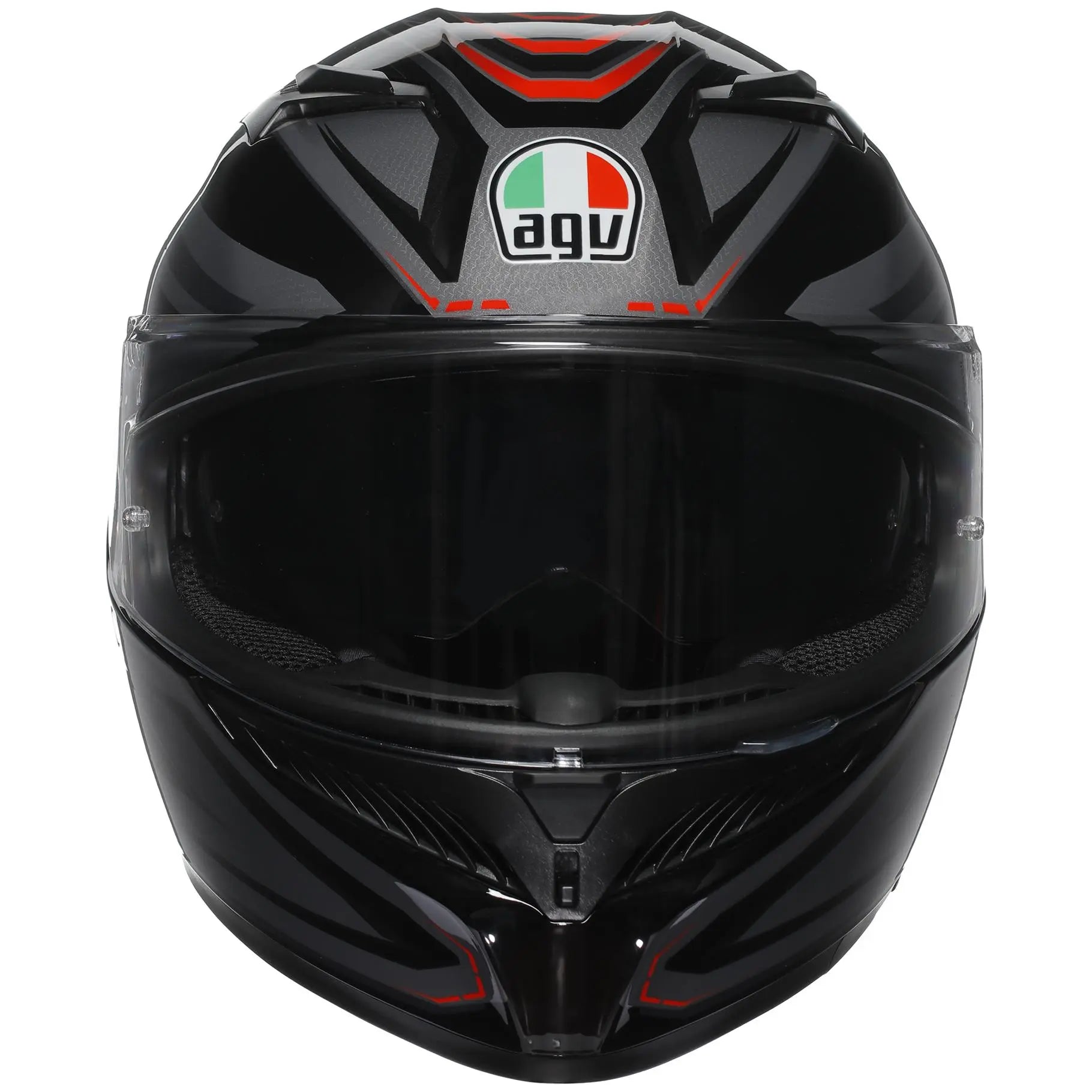 AGV K3 Syth Black / Red  - FREE UK Shipping, FREE 365 Day Returns | Moto Central