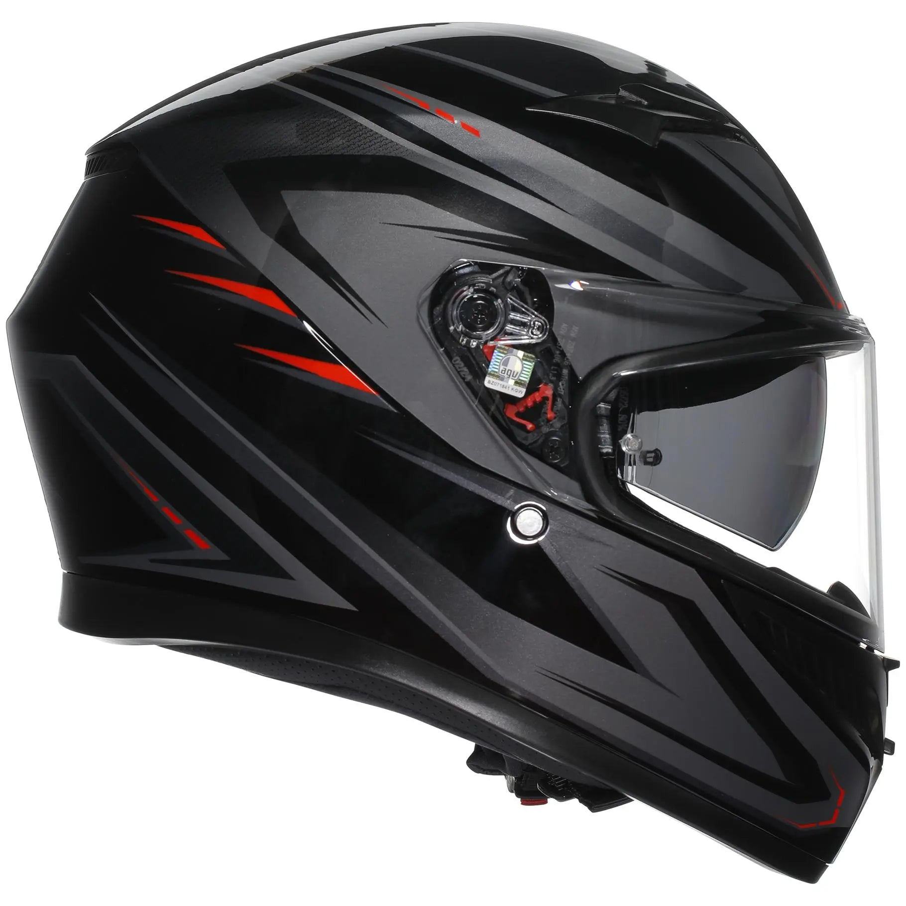 AGV K3 Syth Black / Red  - FREE UK Shipping, FREE 365 Day Returns | Moto Central