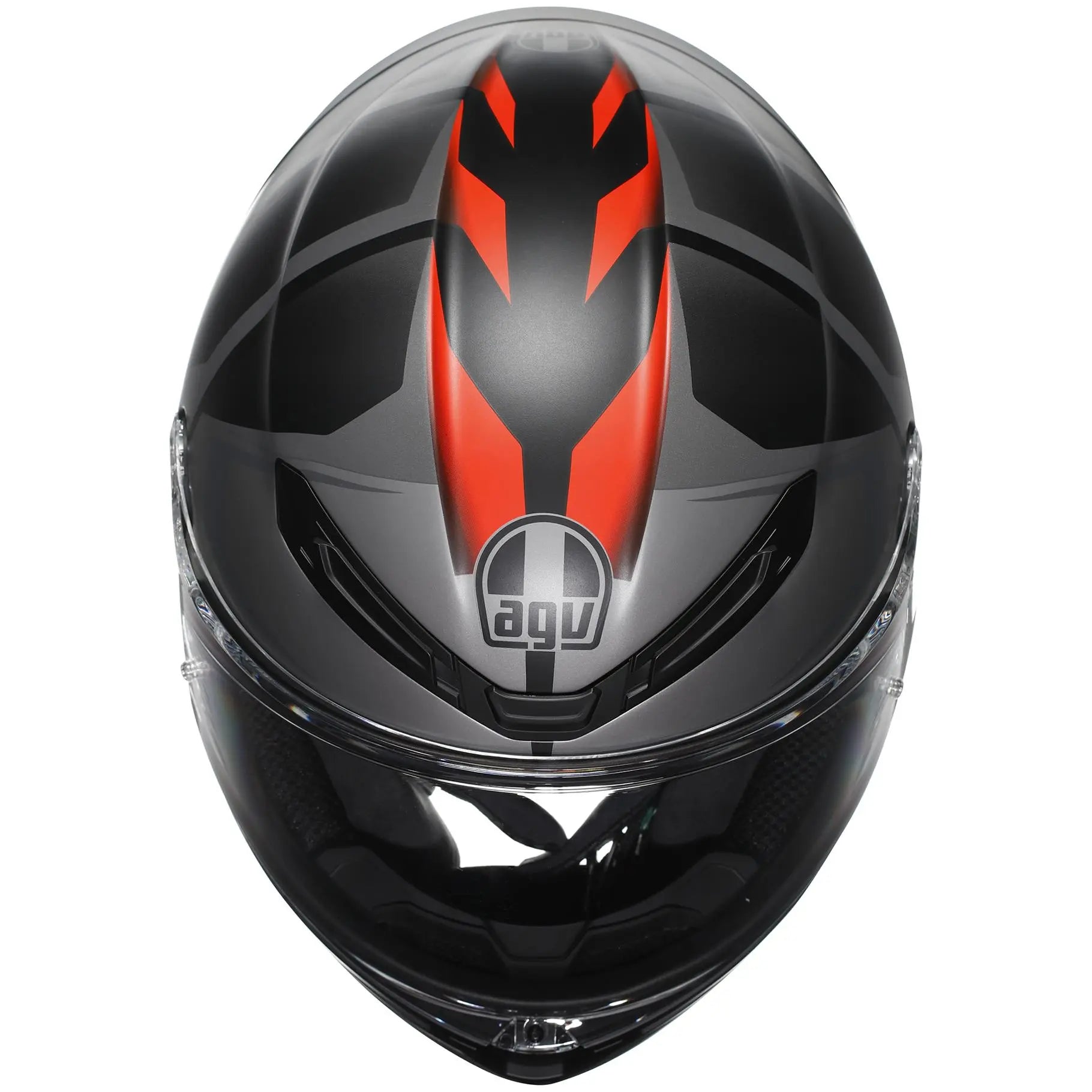 AGV K6-S Karve Black / Grey / Red  - FREE UK Shipping, FREE 365 Day Returns | Moto Central