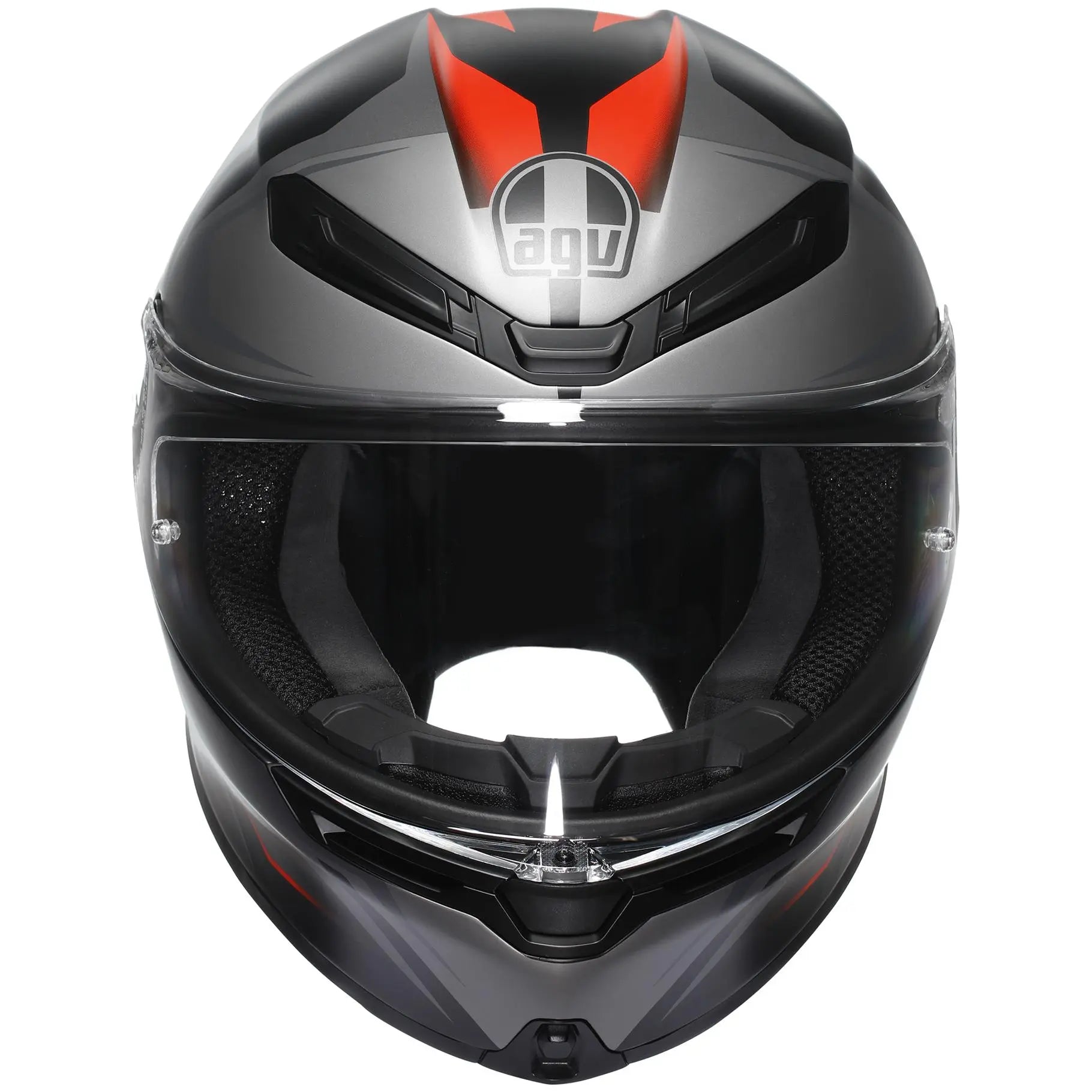 AGV K6-S Karve Black / Grey / Red  - FREE UK Shipping, FREE 365 Day Returns | Moto Central