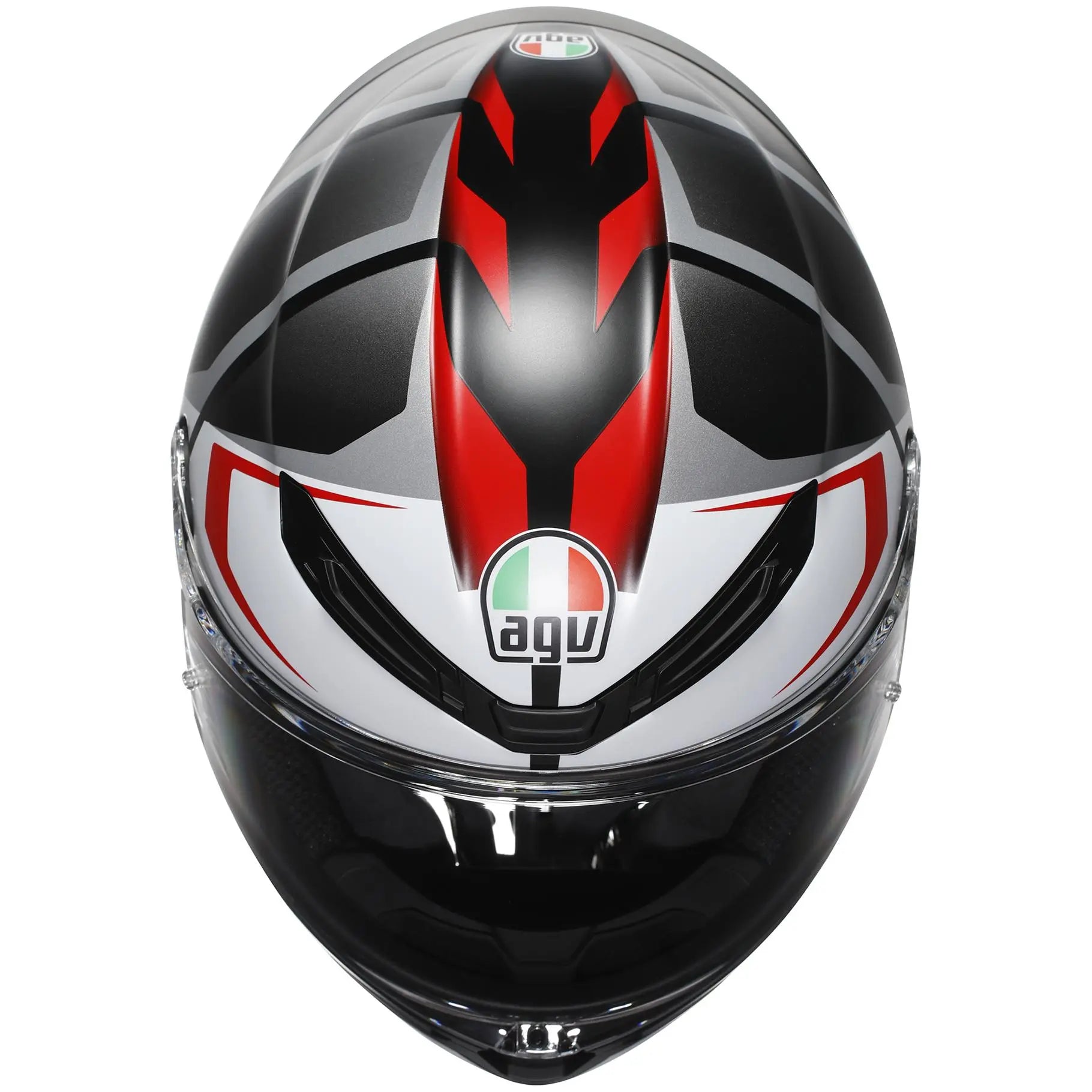 AGV K6-S Karve Black / White / Red  - FREE UK Shipping, FREE 365 Day Returns | Moto Central