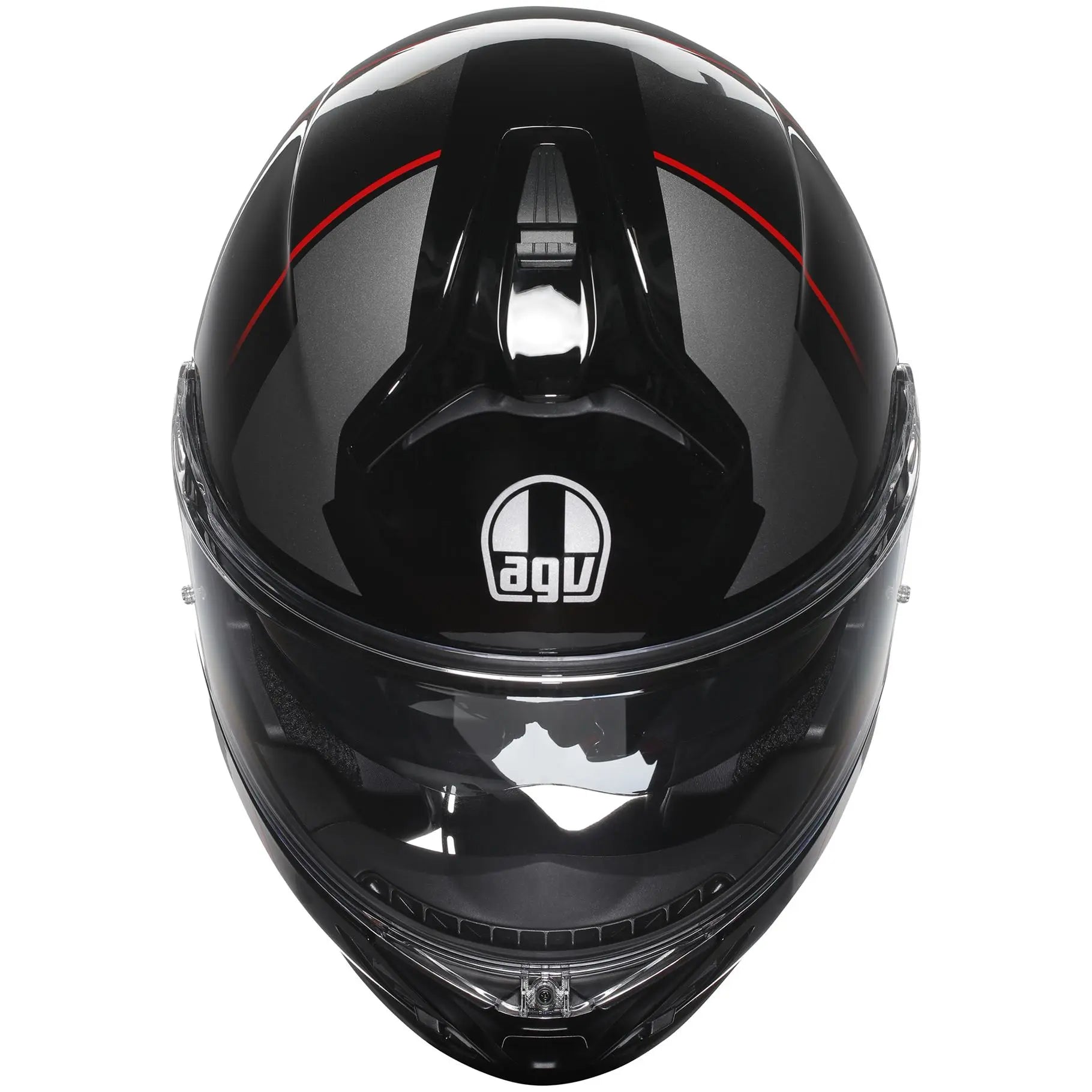 AGV Tour Modular Perception Black / Red  - FREE UK Shipping, FREE 365 Day Returns | Moto Central