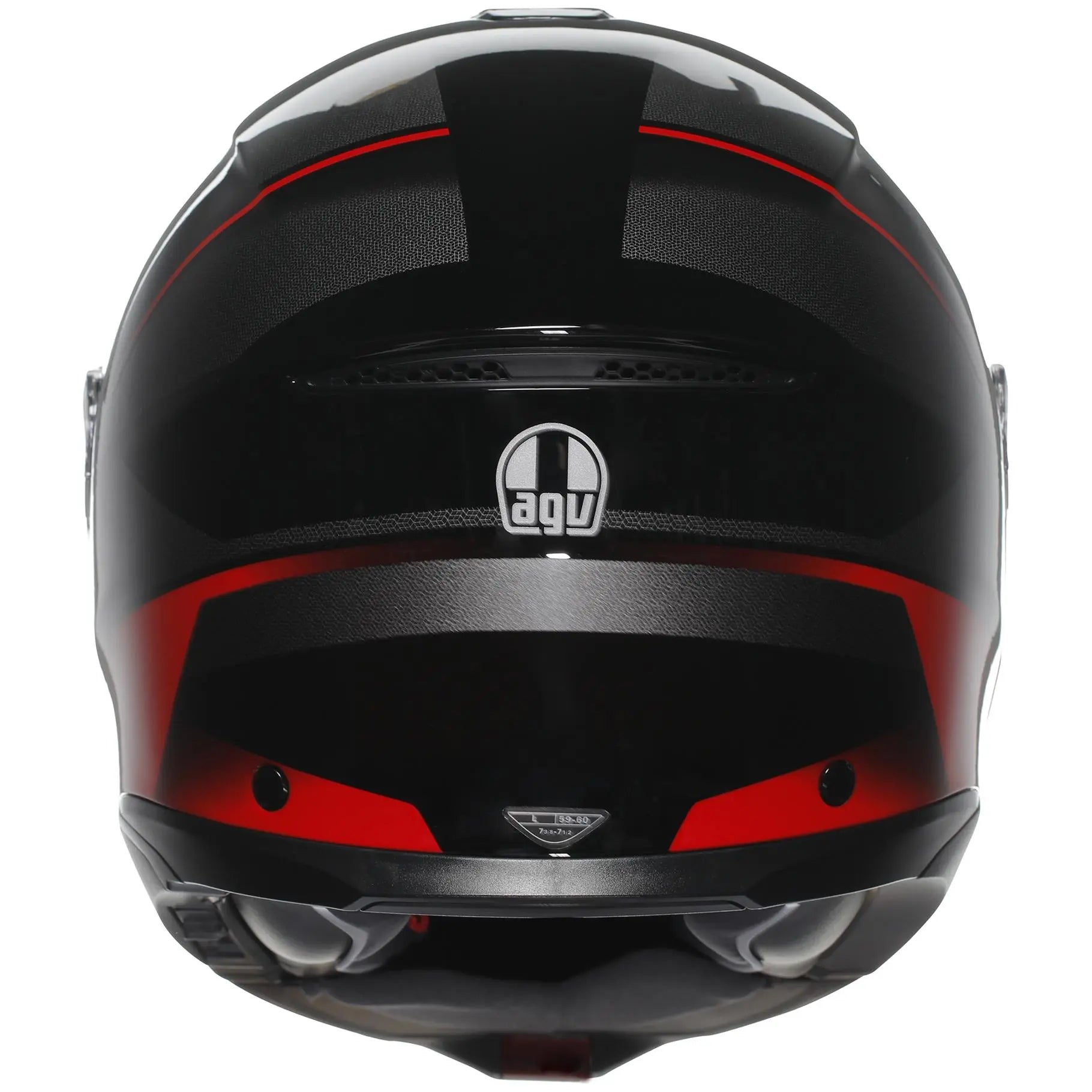 AGV Tour Modular Perception Black / Red  - FREE UK Shipping, FREE 365 Day Returns | Moto Central