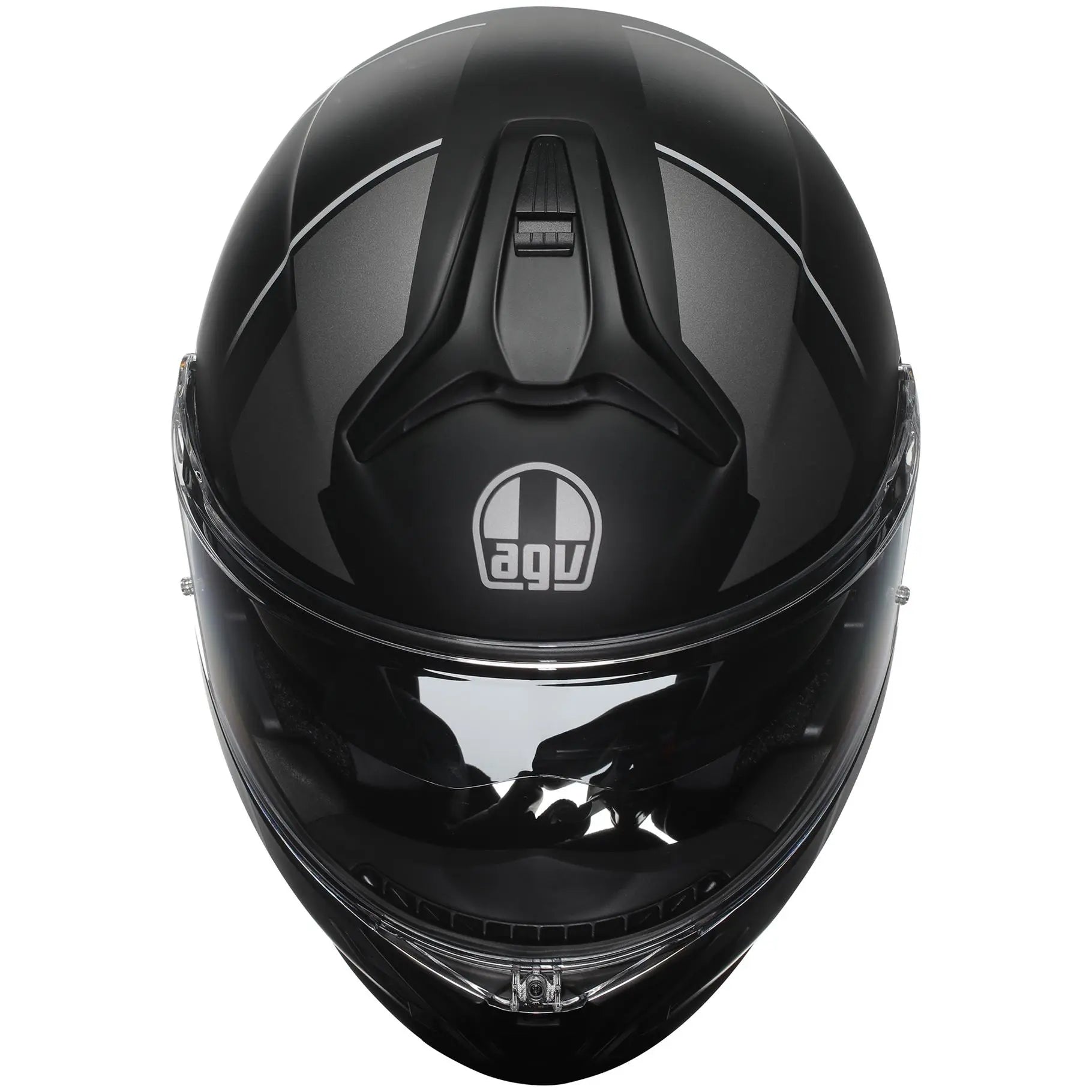 AGV Tour Modular Perception Matt Black / Silver  - FREE UK Shipping, FREE 365 Day Returns | Moto Central