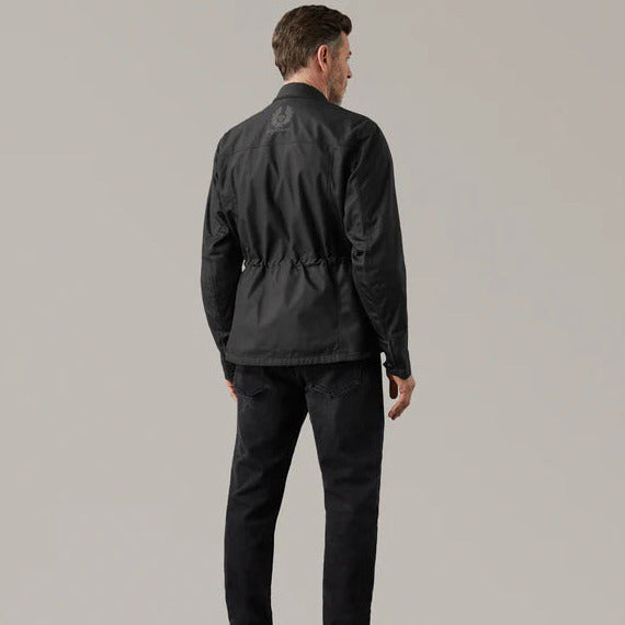 Belstaff Airflow Textile Jacket Black  - FREE UK Shipping, FREE 365 Day Returns | Moto Central