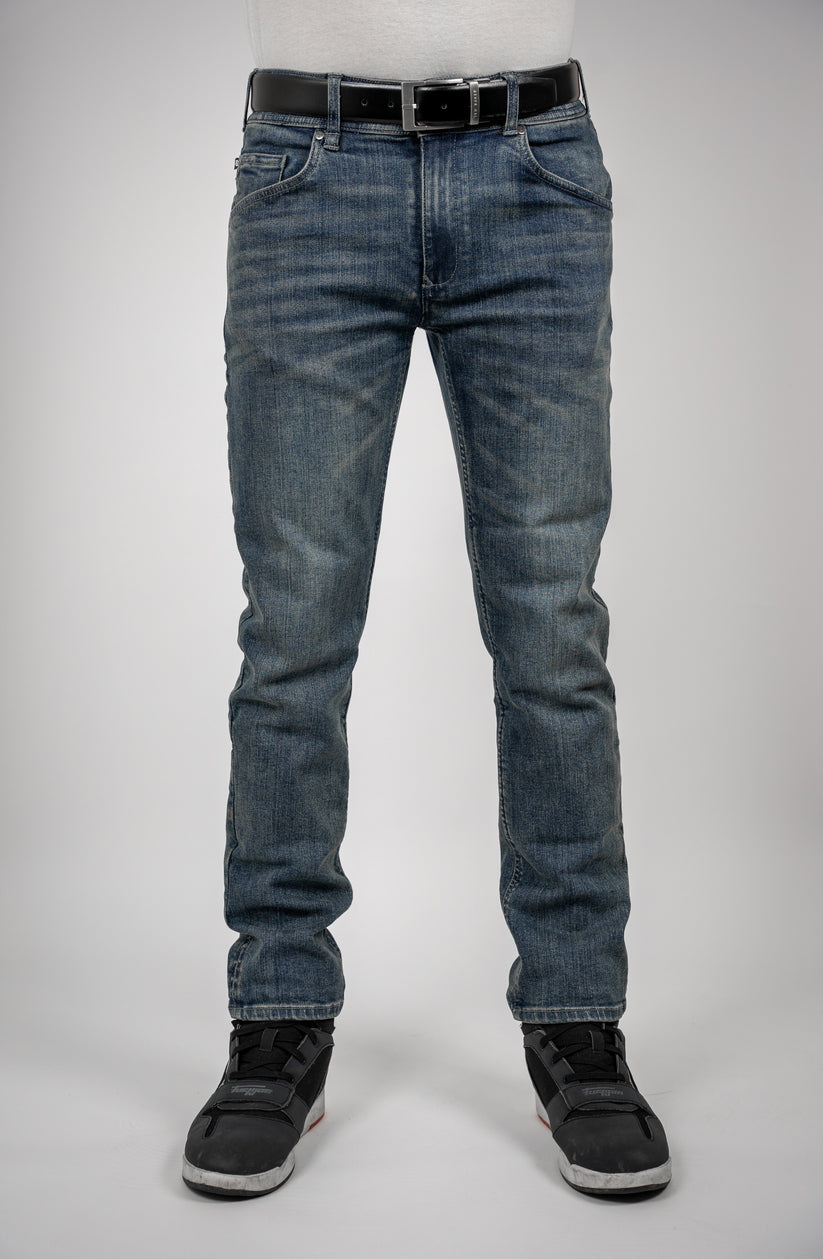 Bull-it Ajax Straight Fit Denim Jeans Steel Blue