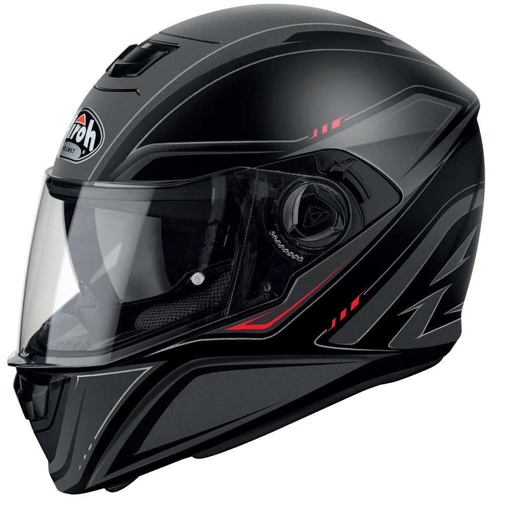 Airoh Storm Full Face Helmet Sprinter Matt Black With Pinlock Visor Insert