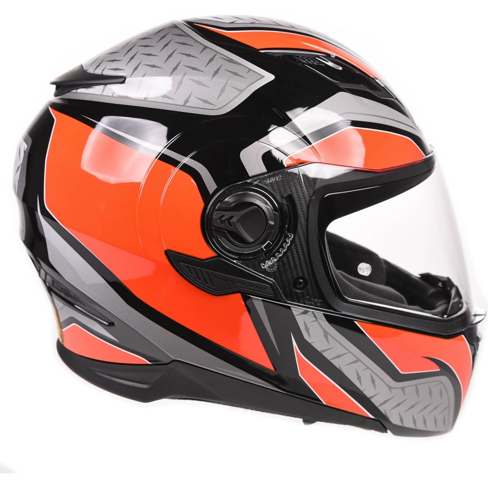 Airoh Movement S Full Face Helmet Steel Gloss Orange