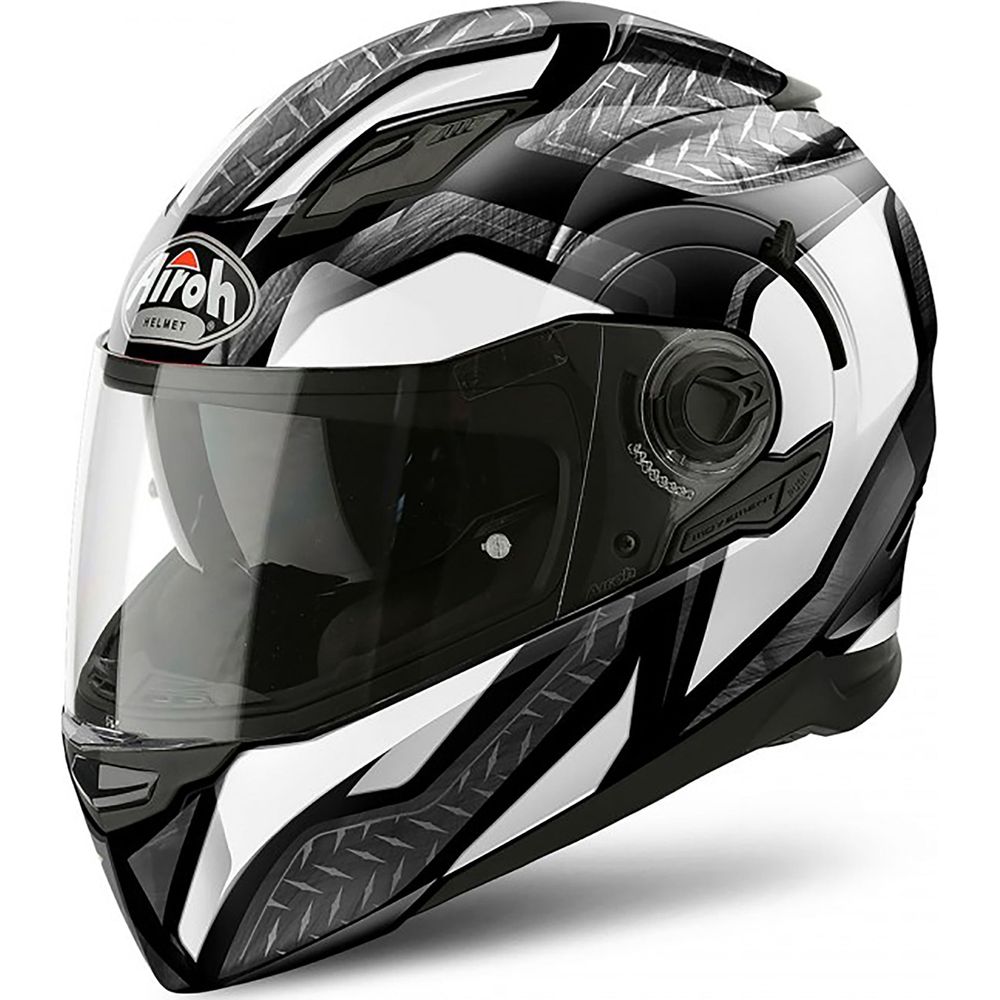 Airoh Movement S Full Face Helmet Steel Gloss White