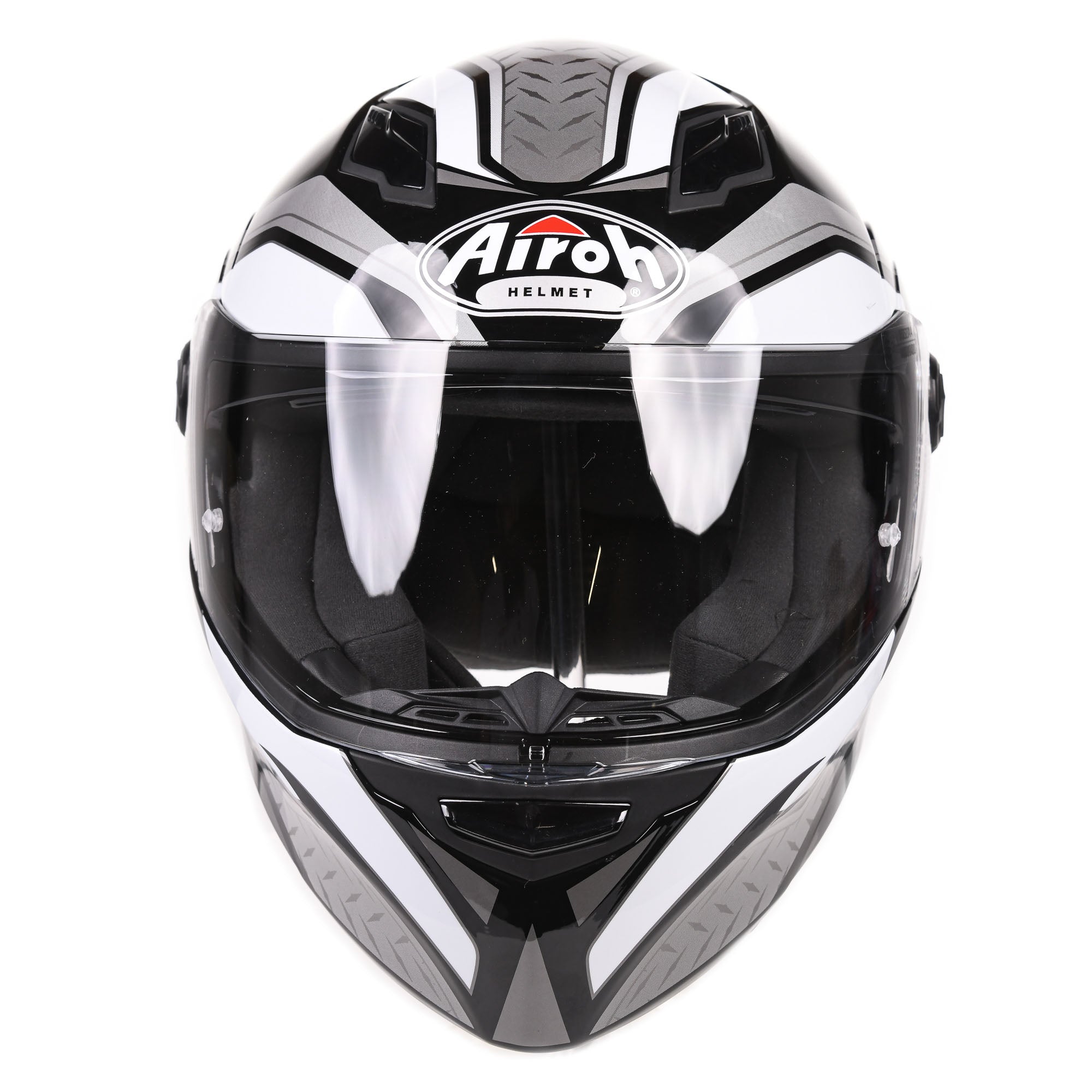 Airoh Movement S Full Face Helmet Steel Gloss White - FREE UK Shipping, FREE 365 Day Returns | Moto Central