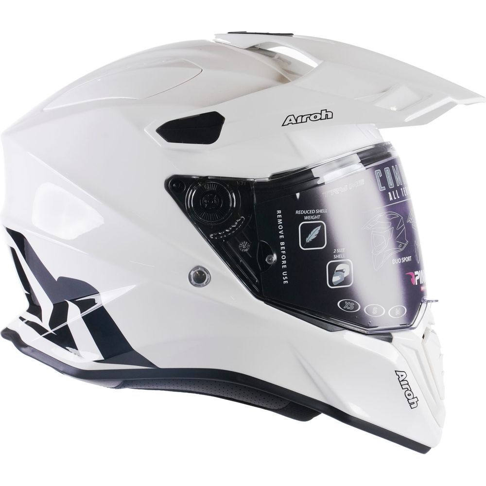 Airoh Commander Adventure Helmet Gloss White