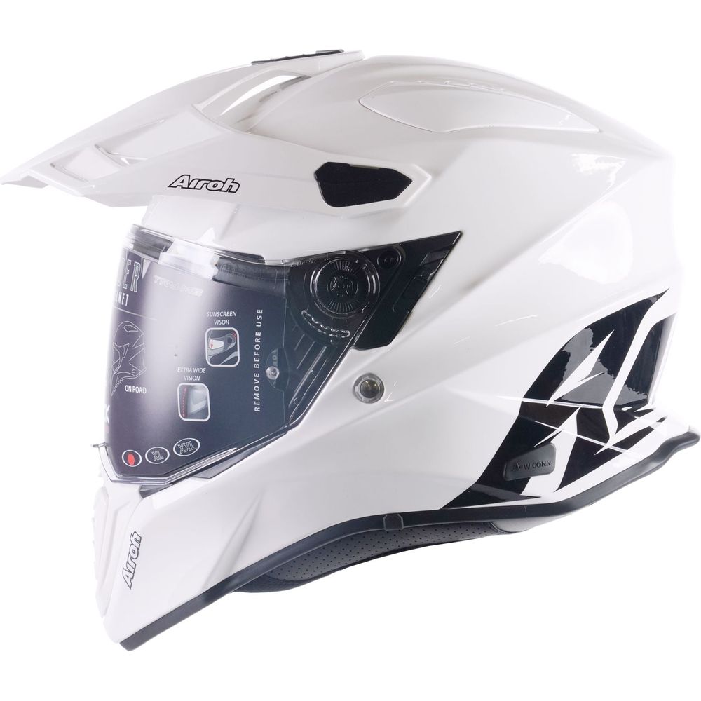 Airoh Commander Adventure Helmet Gloss White