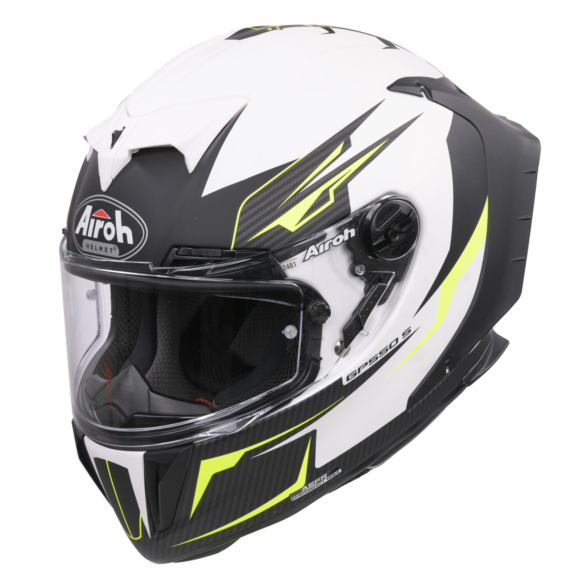 Airoh GP550S Full Face Helmet Venom Matt White