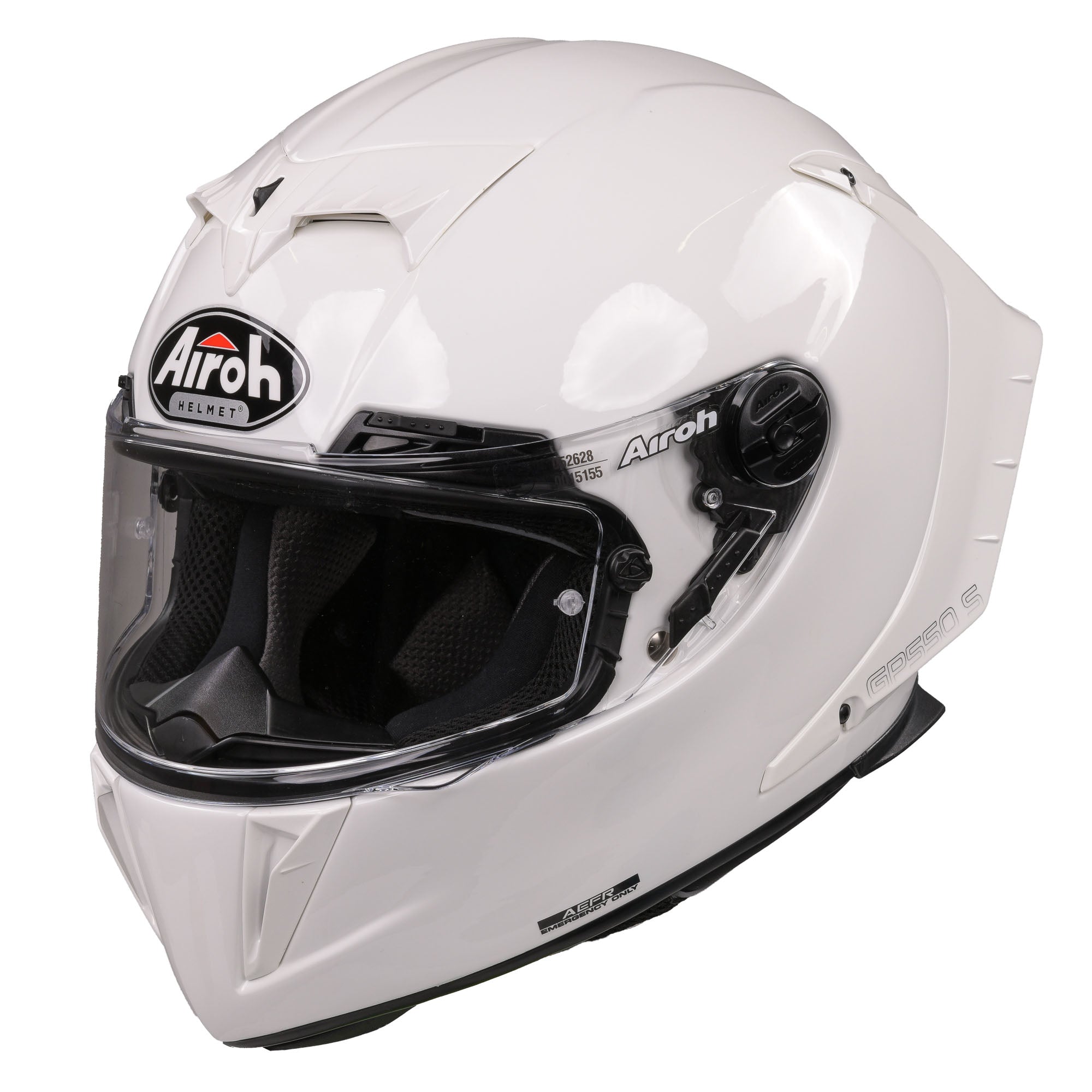 Airoh GP550S Full Face Helmet Gloss White - FREE UK Shipping, FREE 365 Day Returns | Moto Central