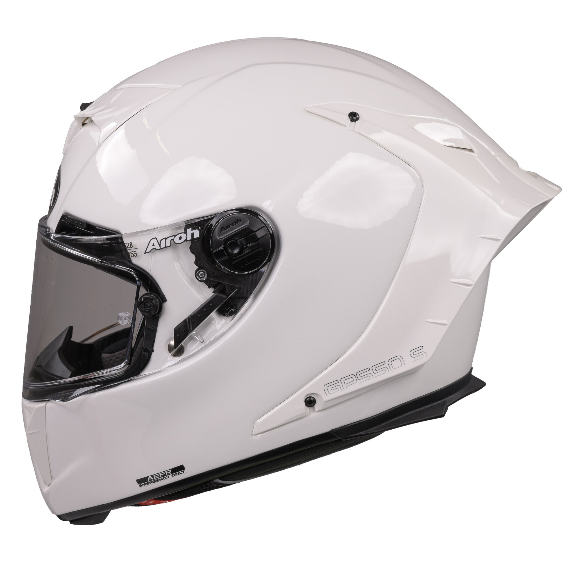 Airoh GP550S Full Face Helmet Gloss White - FREE UK Shipping, FREE 365 Day Returns | Moto Central