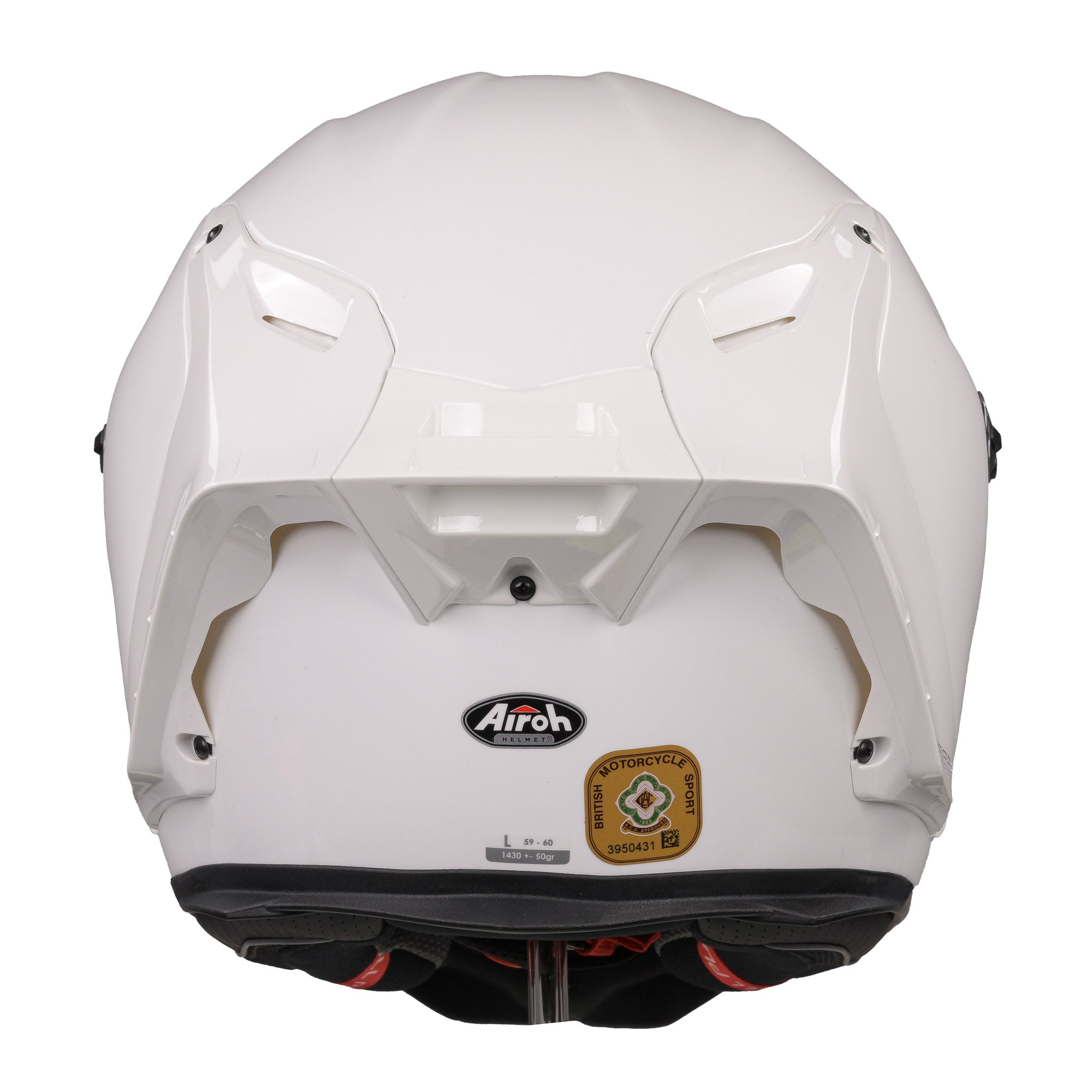 Airoh GP550S Full Face Helmet Gloss White - FREE UK Shipping, FREE 365 Day Returns | Moto Central