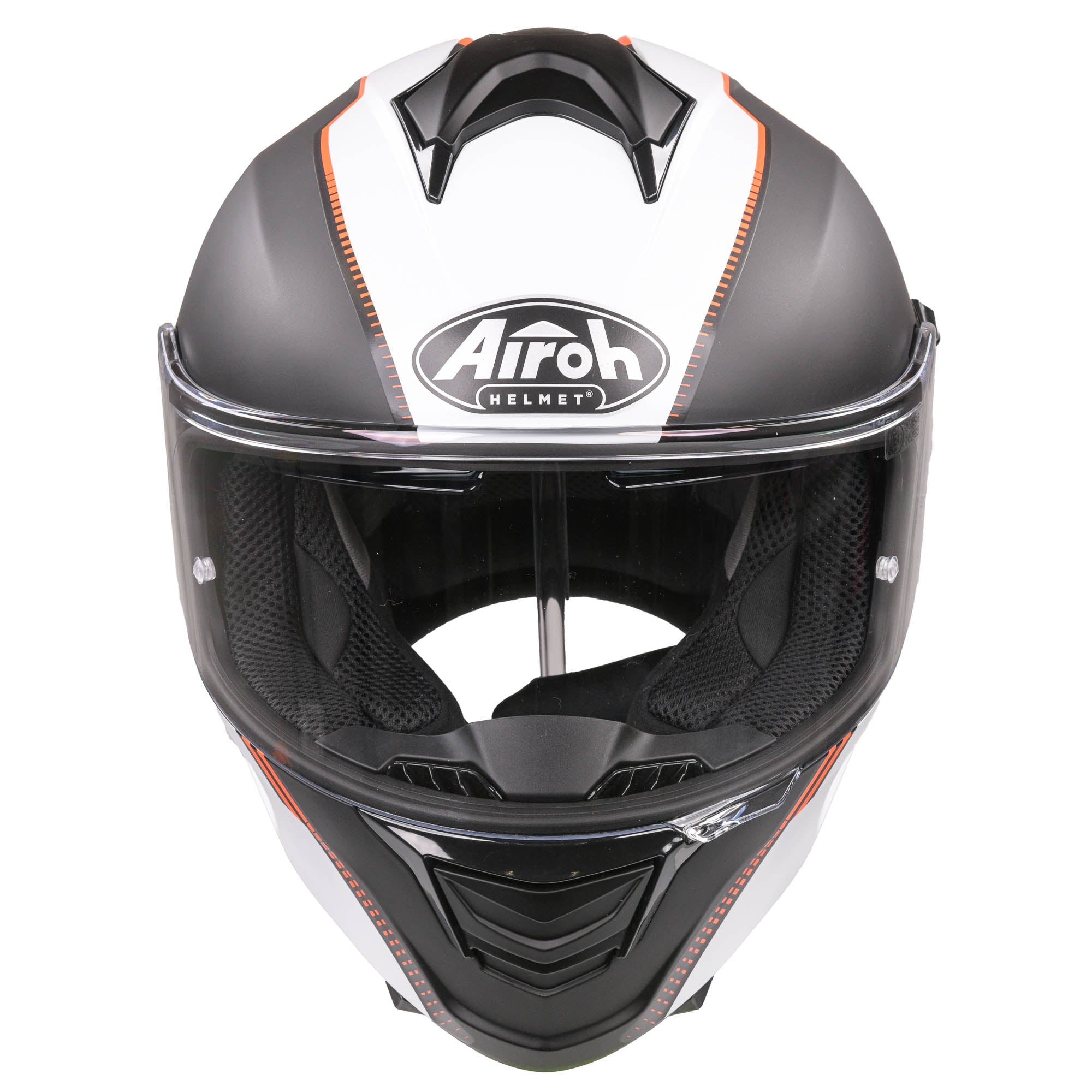 Airoh Spark Flow Full Face Helmet Matt Orange  - FREE UK Delivery - Moto Central