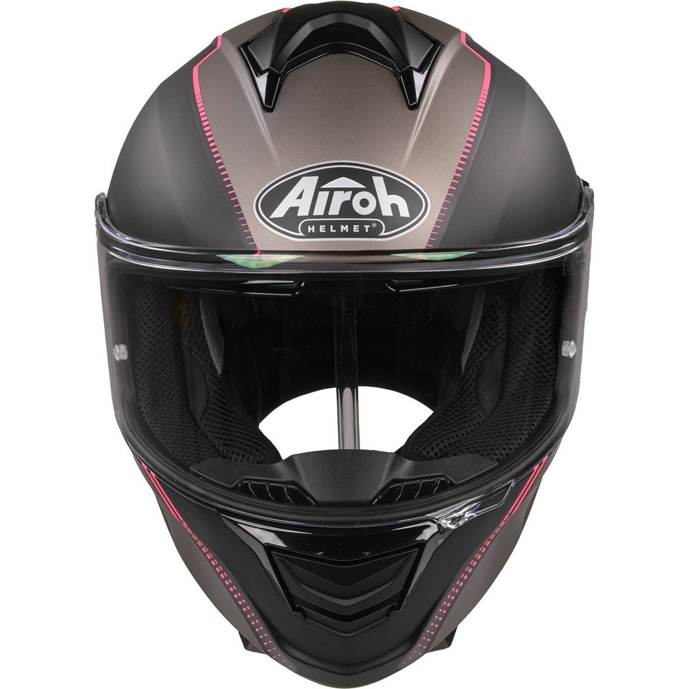 Airoh Spark Flow Full Face Helmet Matt Black / Pink