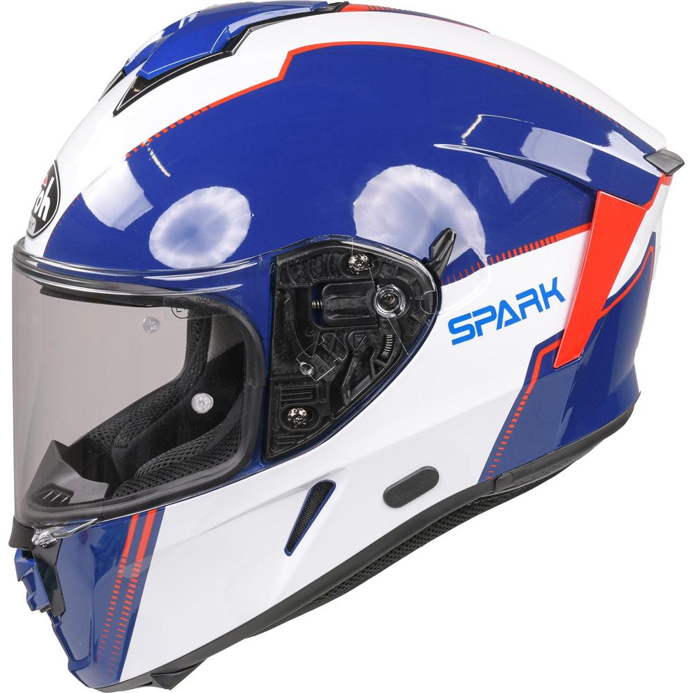 Airoh Spark Flow Full Face Helmet Blue / Red