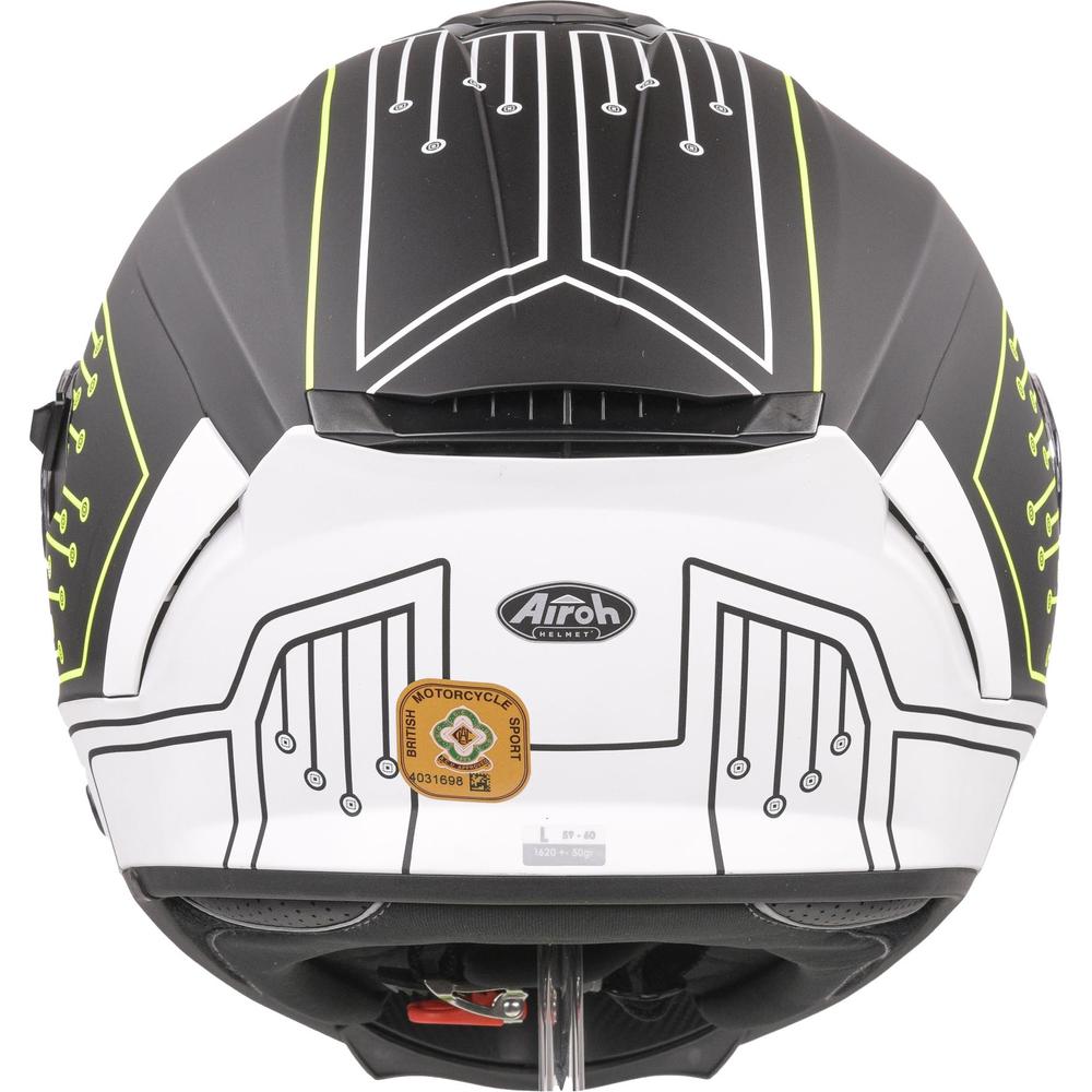 Airoh Spark Flow Full Face Helmet Matt Black Circuit