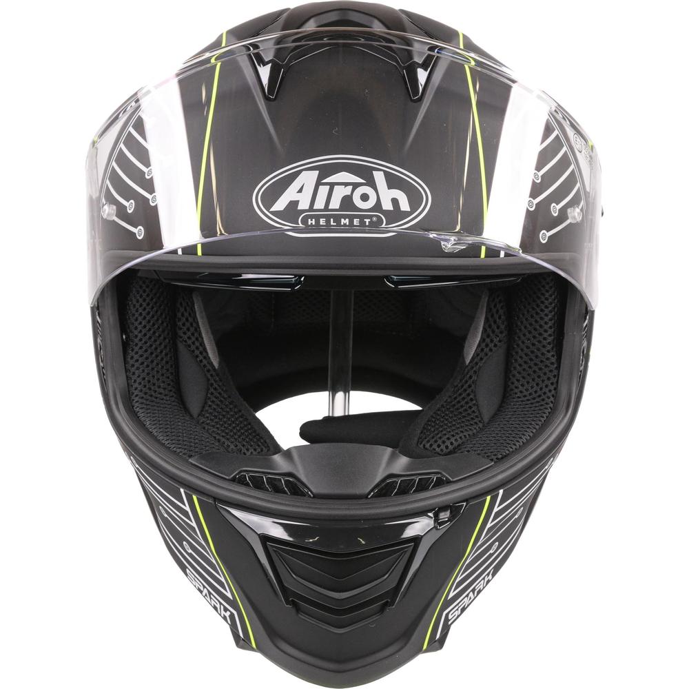 Airoh Spark Flow Full Face Helmet Matt Black Circuit