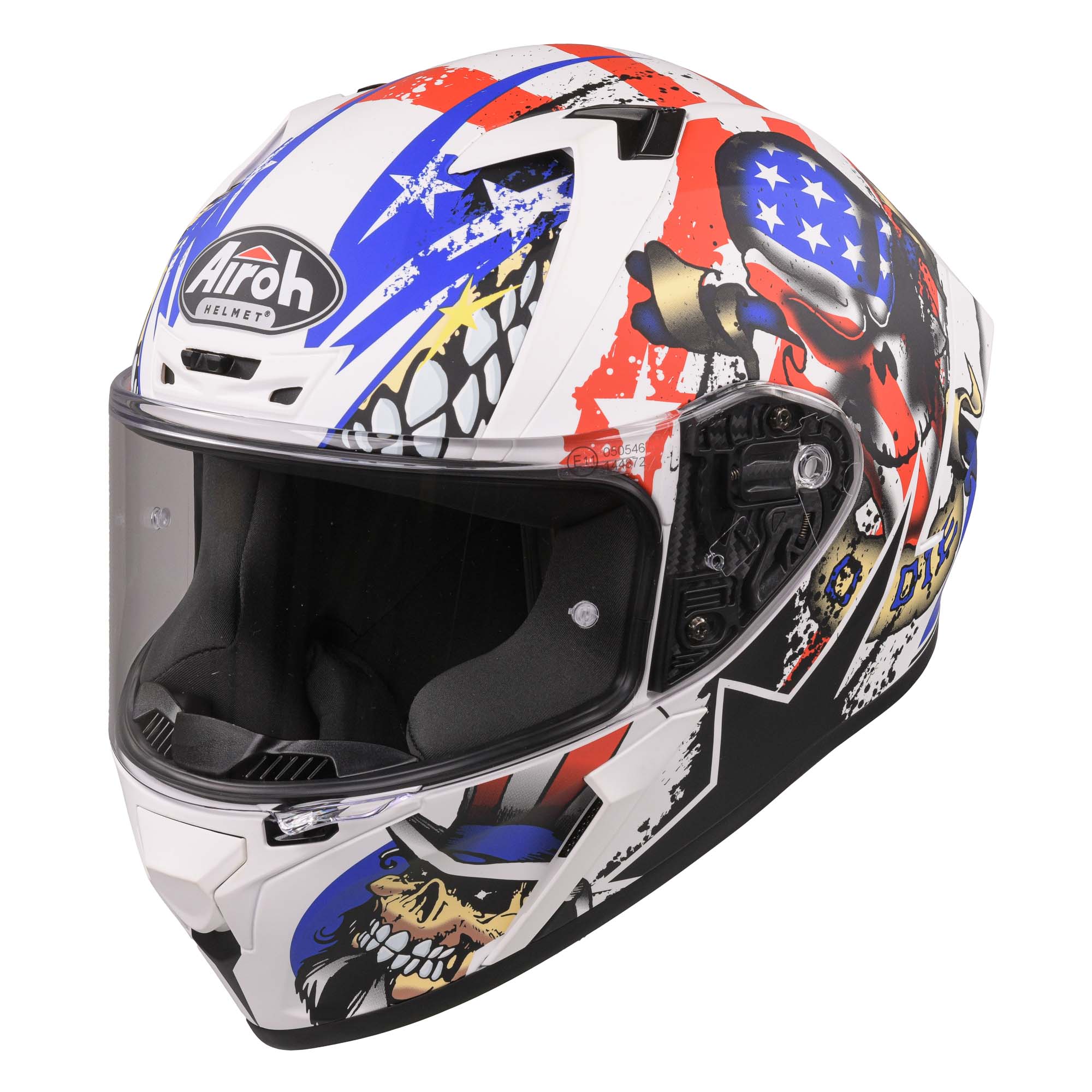 Airoh Valor Full Face Helmet Matt Uncle Sam  - FREE UK Delivery - Moto Central