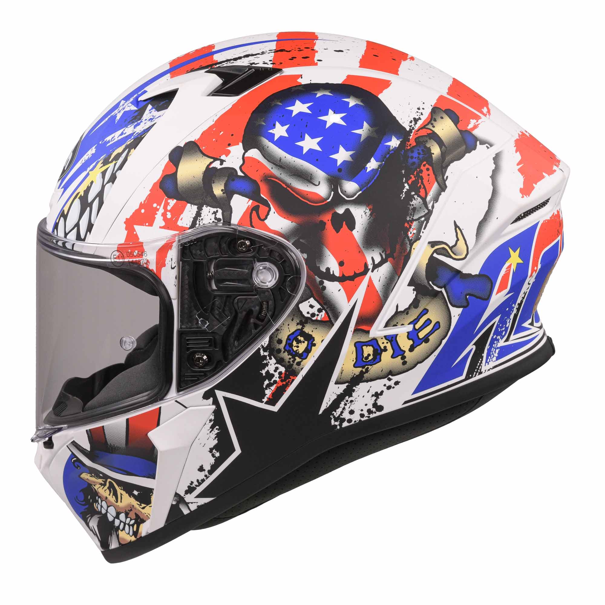 Airoh Valor Full Face Helmet Matt Uncle Sam  - FREE UK Delivery - Moto Central