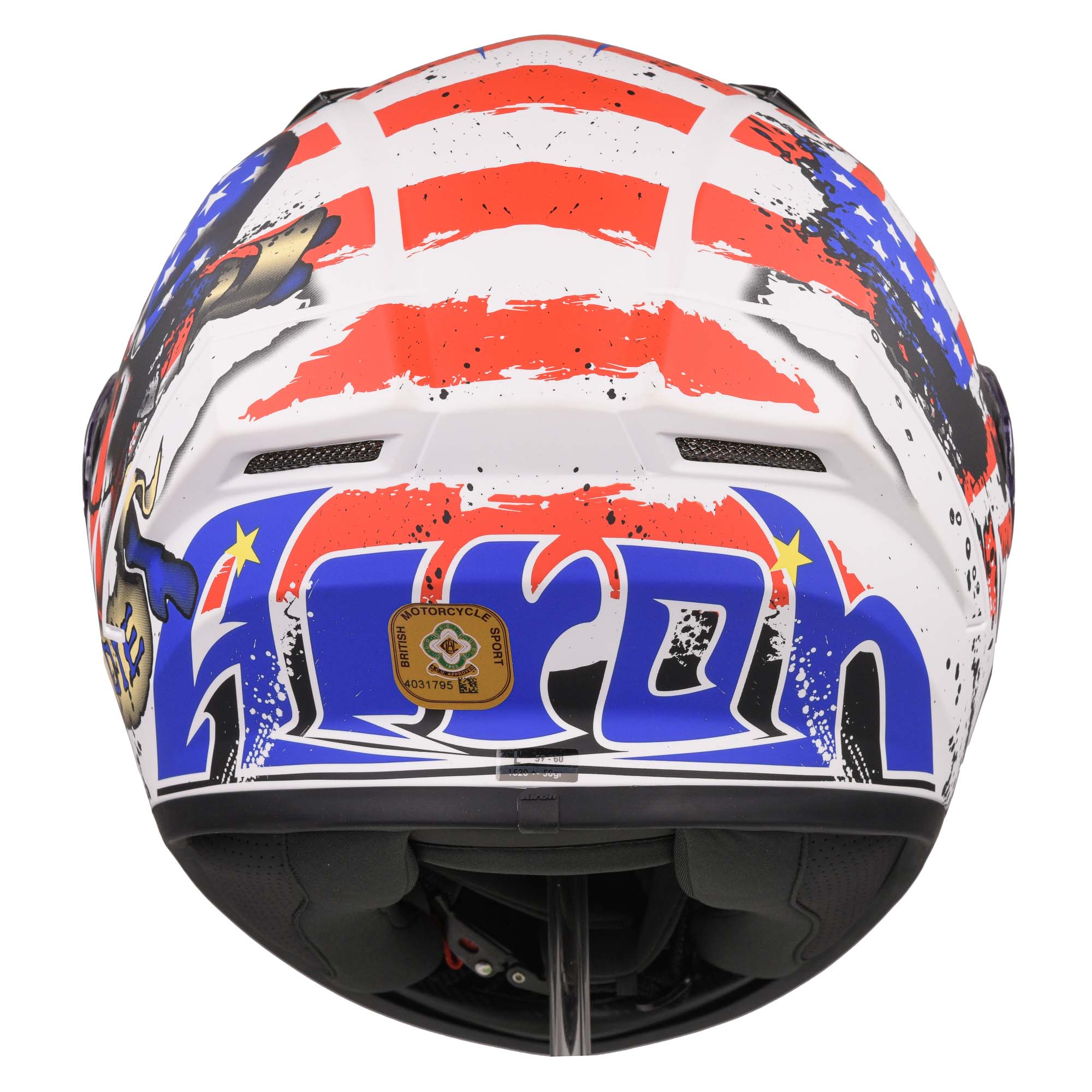 Airoh Valor Full Face Helmet Matt Uncle Sam  - FREE UK Delivery - Moto Central