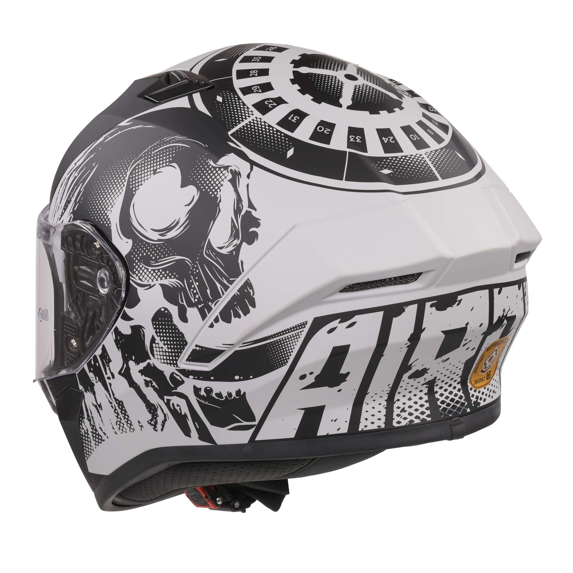 Airoh Valor Full Face Helmet Akuna Grey / Matt Black