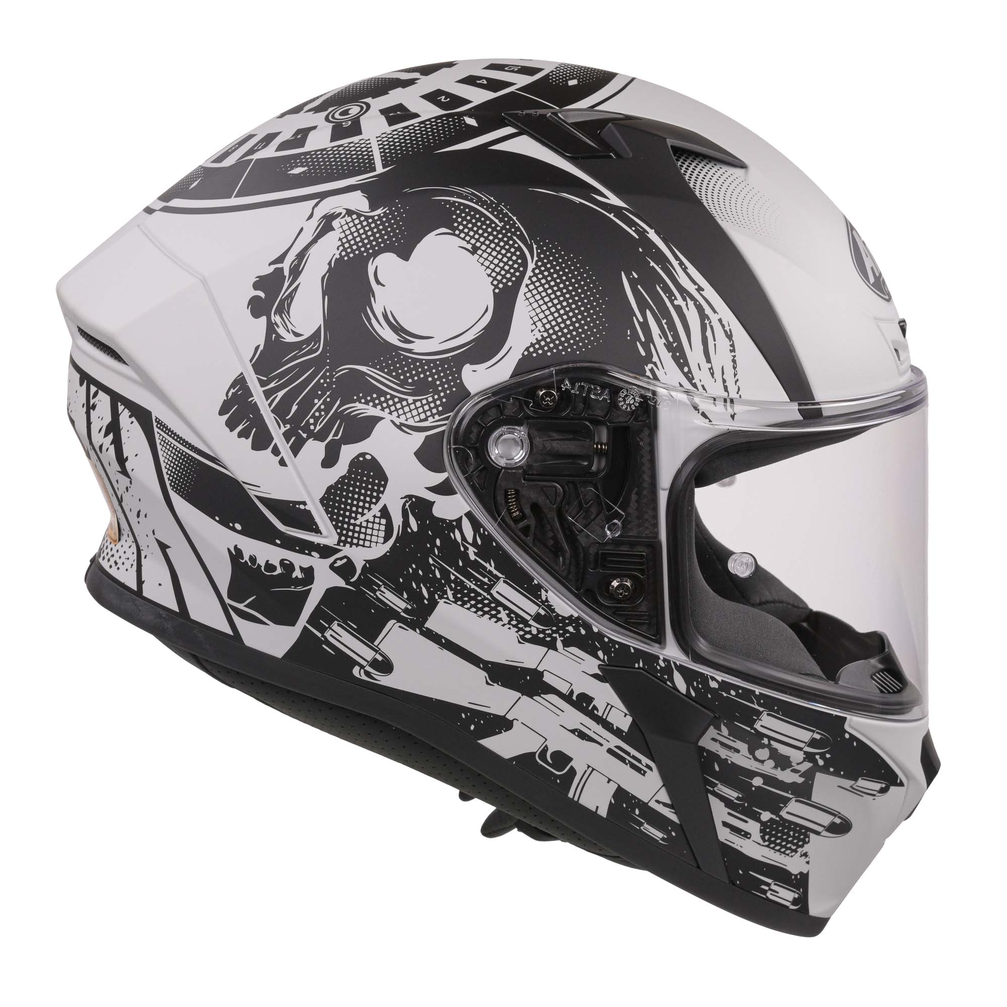 Airoh Valor Full Face Helmet Akuna Grey / Matt Black